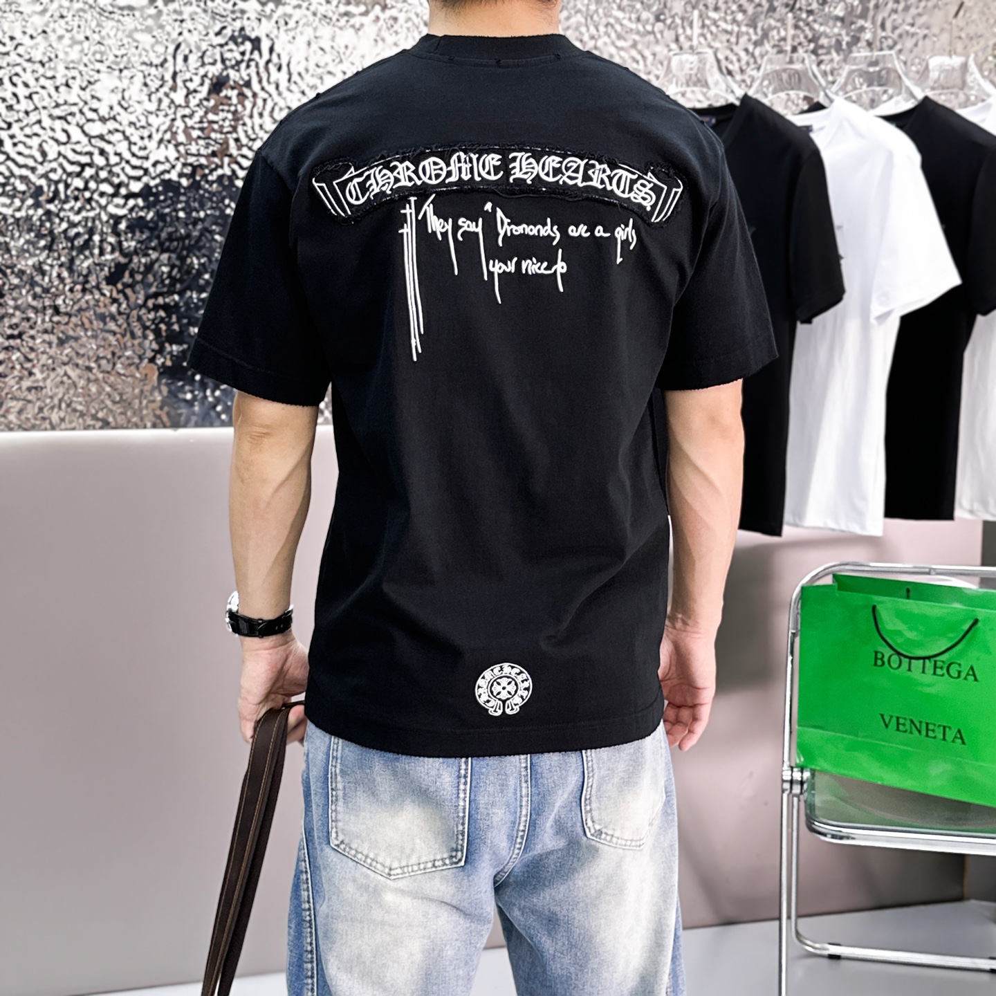 クロムハーツ 半袖Tシャツ トップス 恋人