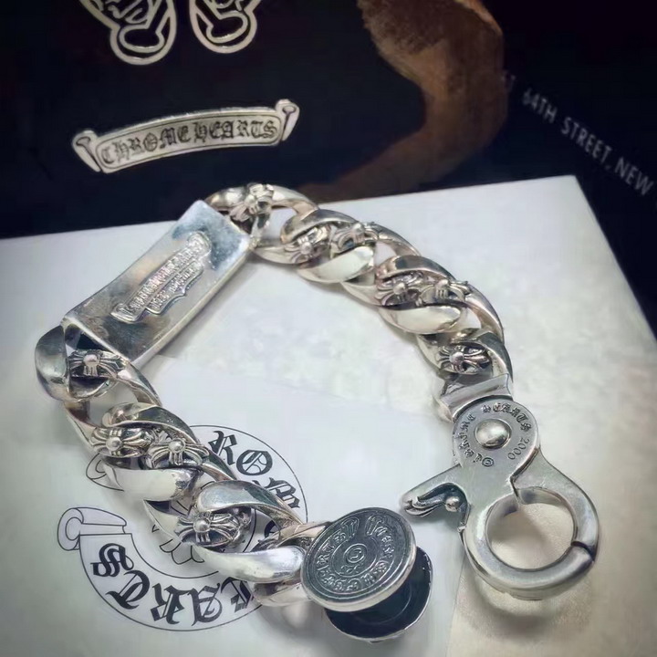 ChromeHearts クロムハーツ100% 925シルバー 正規品品質 男女用 ブレスレット