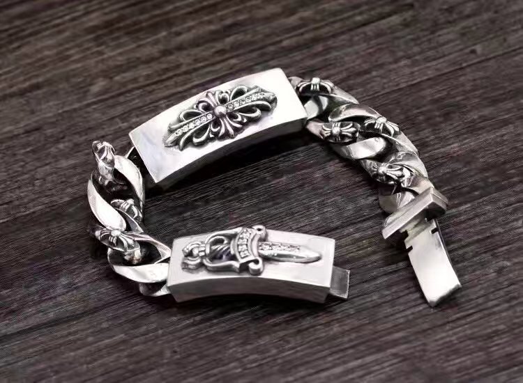 ChromeHearts クロムハーツ100% 925シルバー 正規品品質 ブレスレット