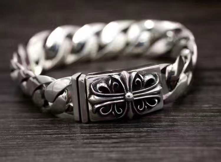 ChromeHearts クロムハーツ100% 925シルバー 正規品品質 ブレスレット