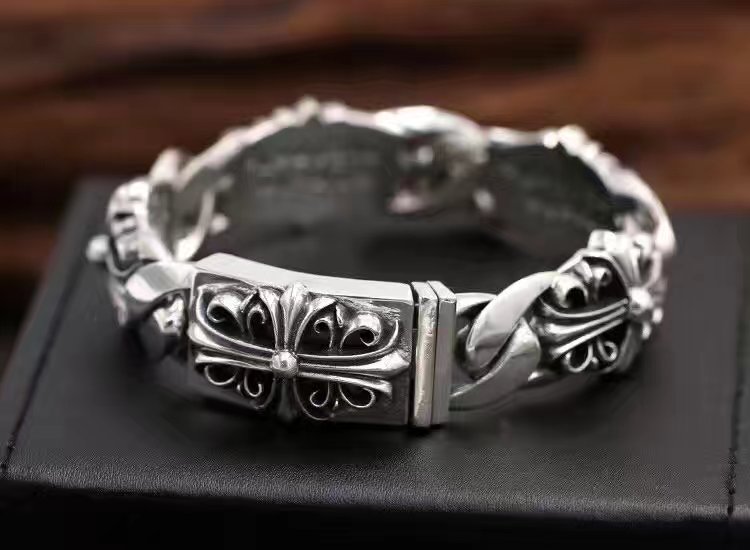 ChromeHearts クロムハーツ100% 925シルバー 正規品品質 ブレスレット