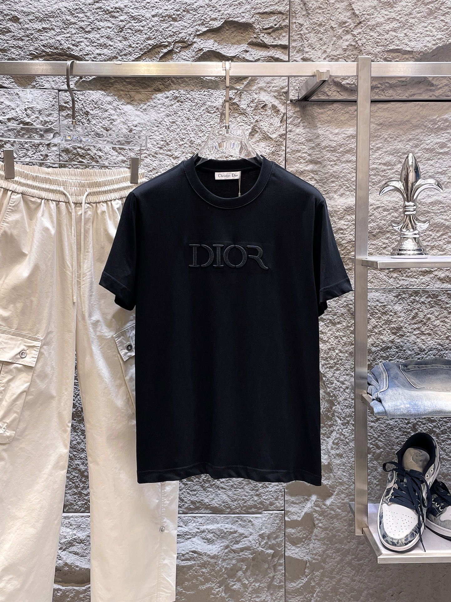 クリスチャンディオール 半袖Tシャツ トップス  メンズ