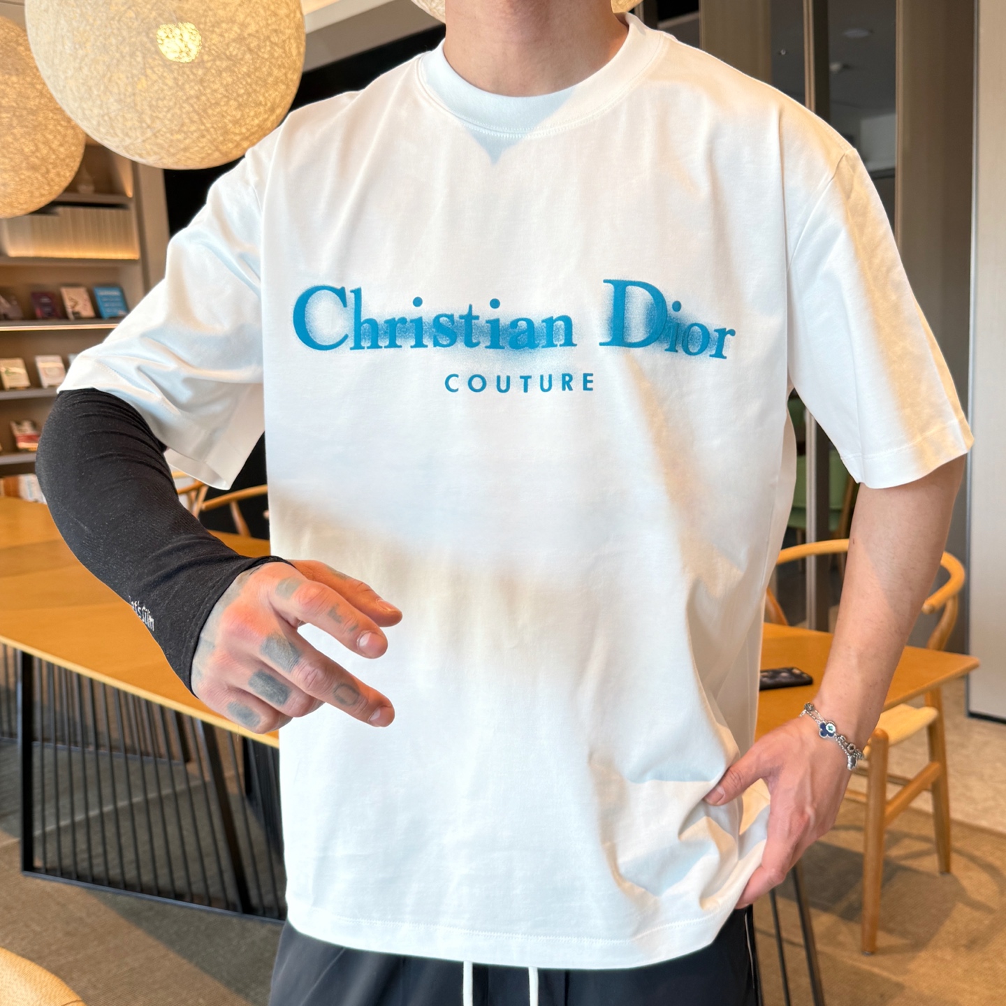 クリスチャンディオール 半袖Tシャツ トップス  メンズ