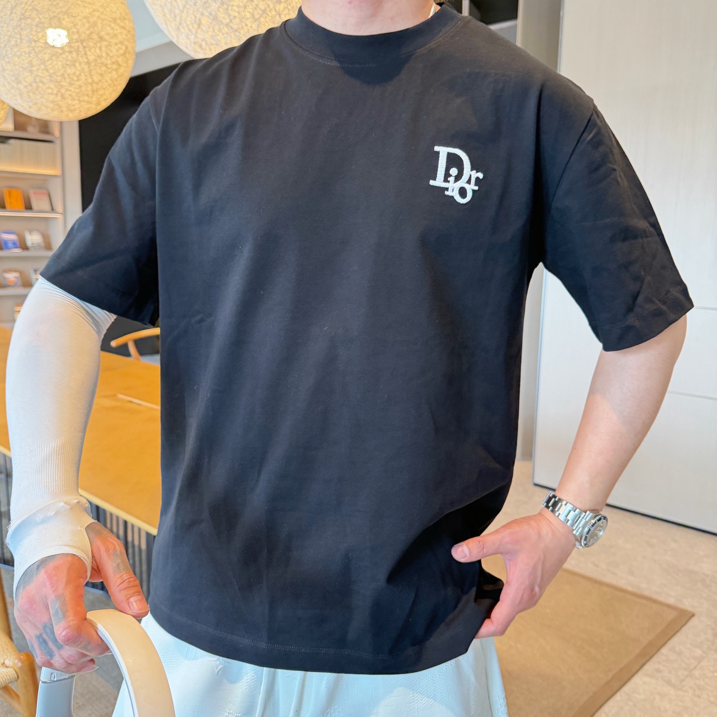 クリスチャンディオール 半袖Tシャツ トップス  メンズ