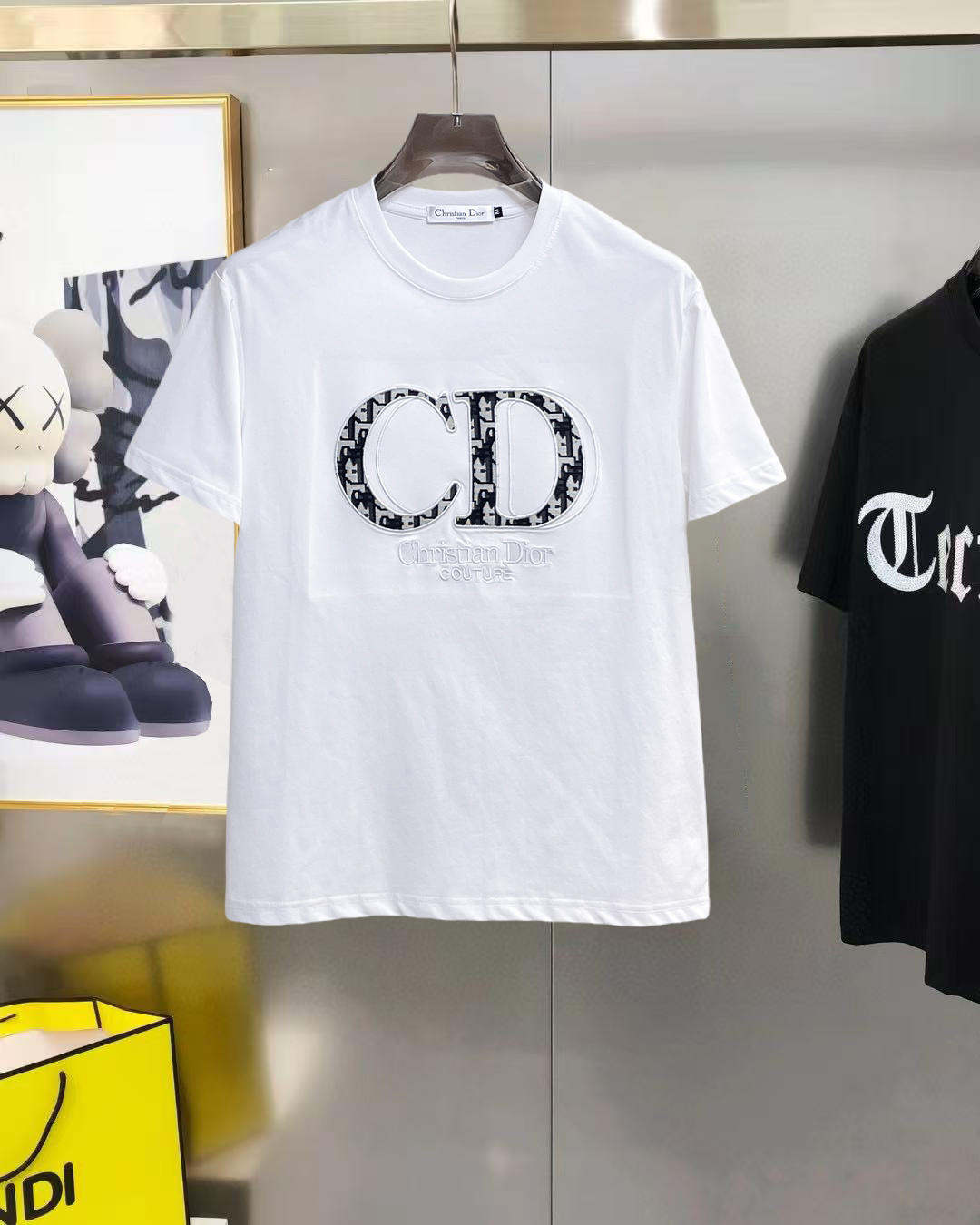 クリスチャンディオール 半袖Tシャツ トップス  メンズ
