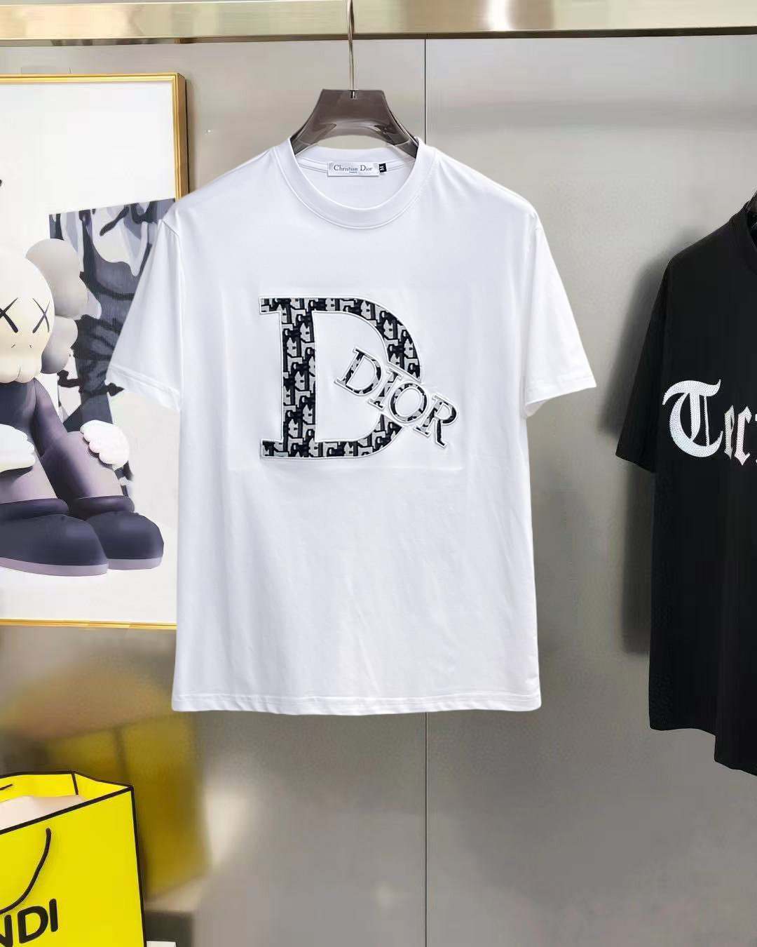 クリスチャンディオール 半袖Tシャツ トップス  メンズ