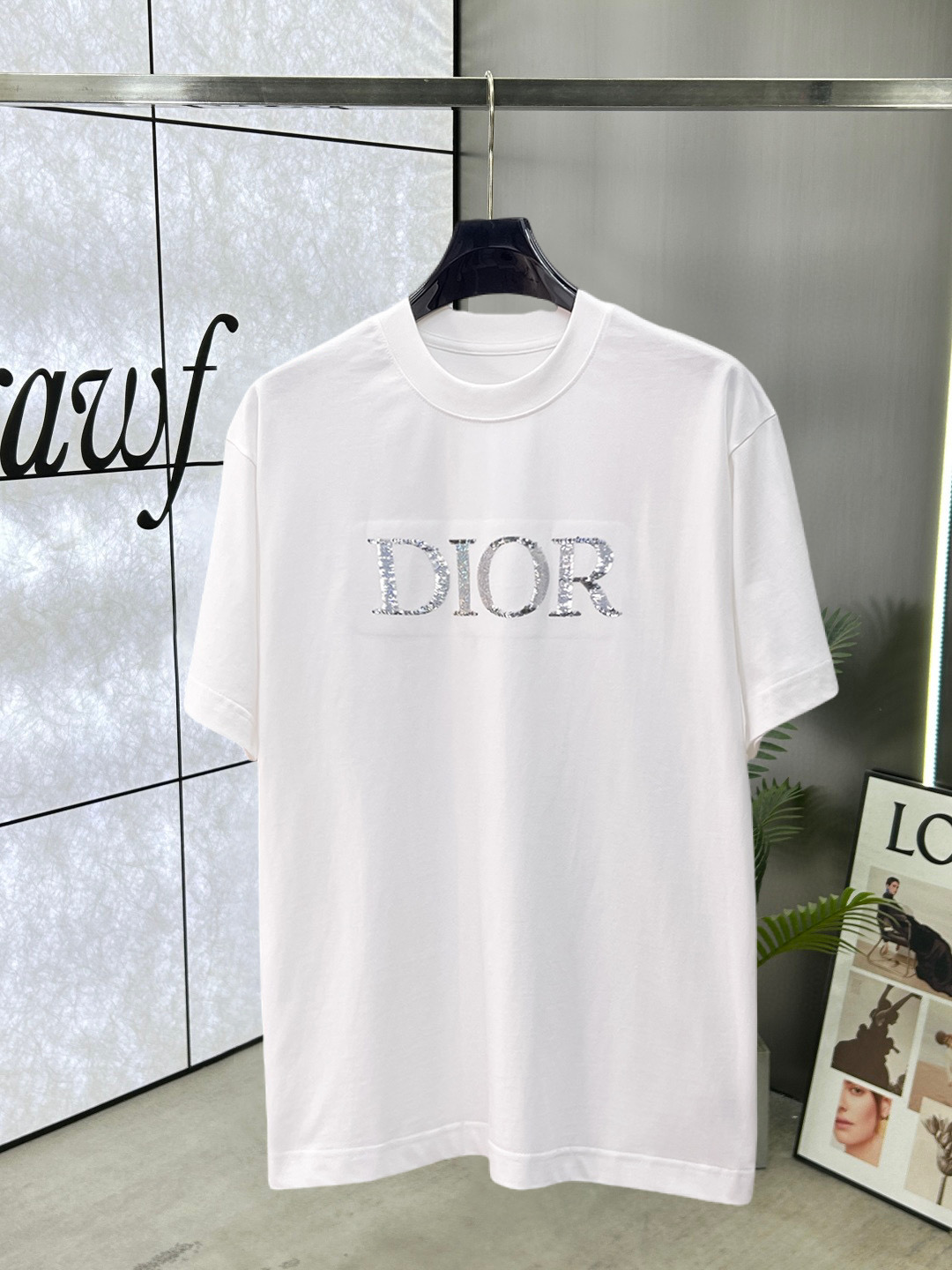 クリスチャンディオール 半袖Tシャツ トップス 恋人