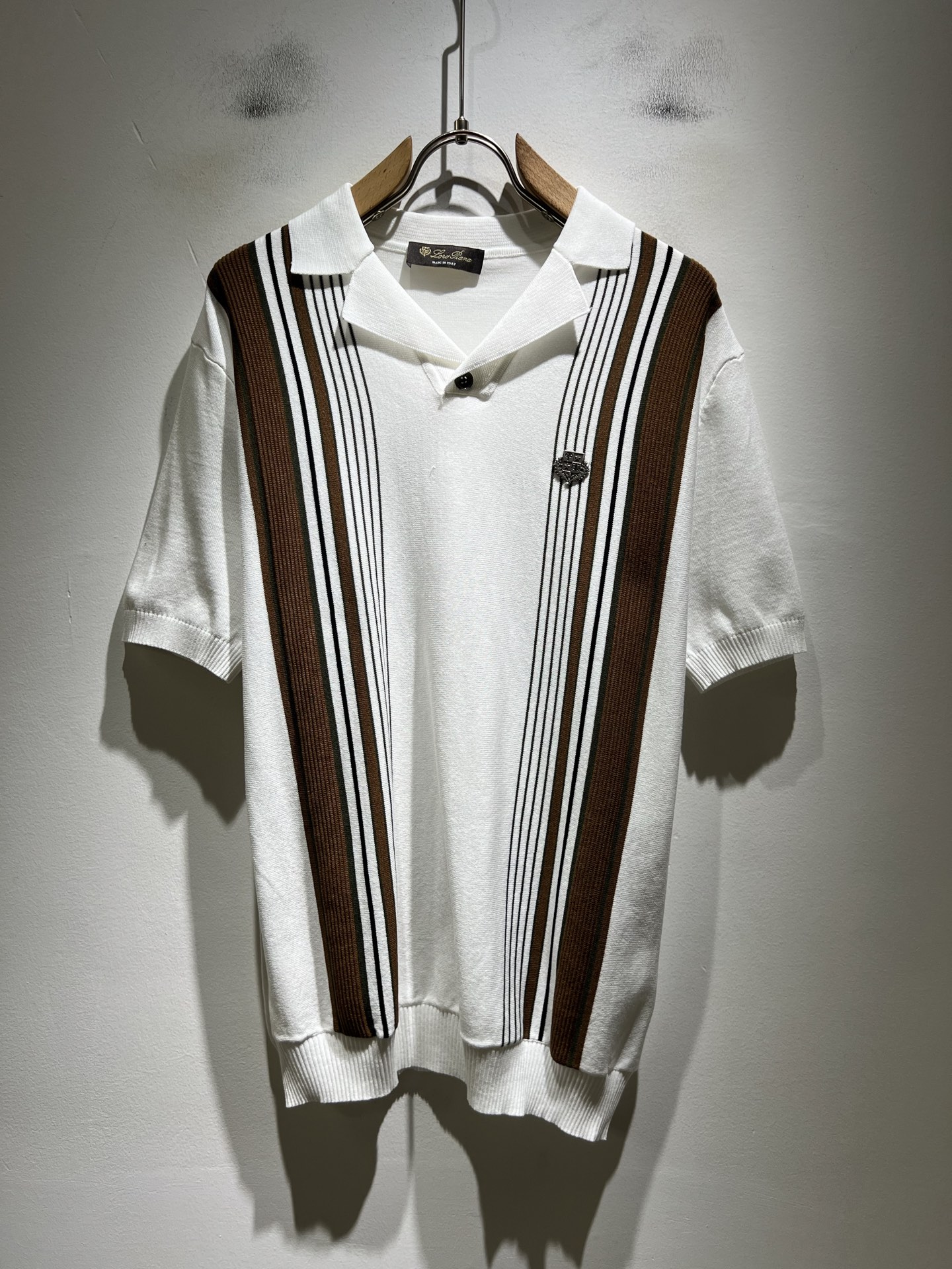 ロロ ピアーナ 半袖Tシャツ トップス メンズ