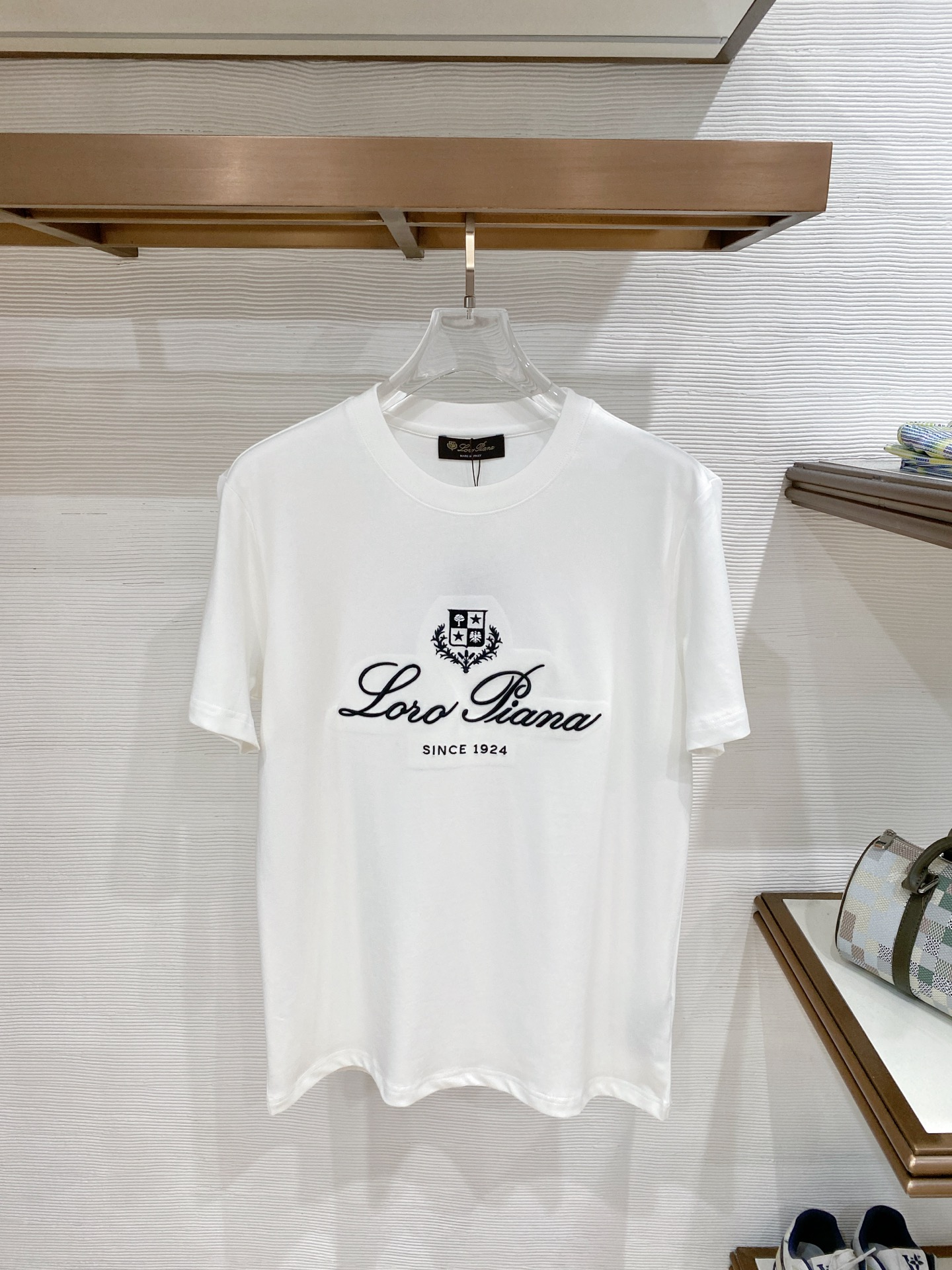 ロロ ピアーナ 半袖Tシャツ トップス メンズ