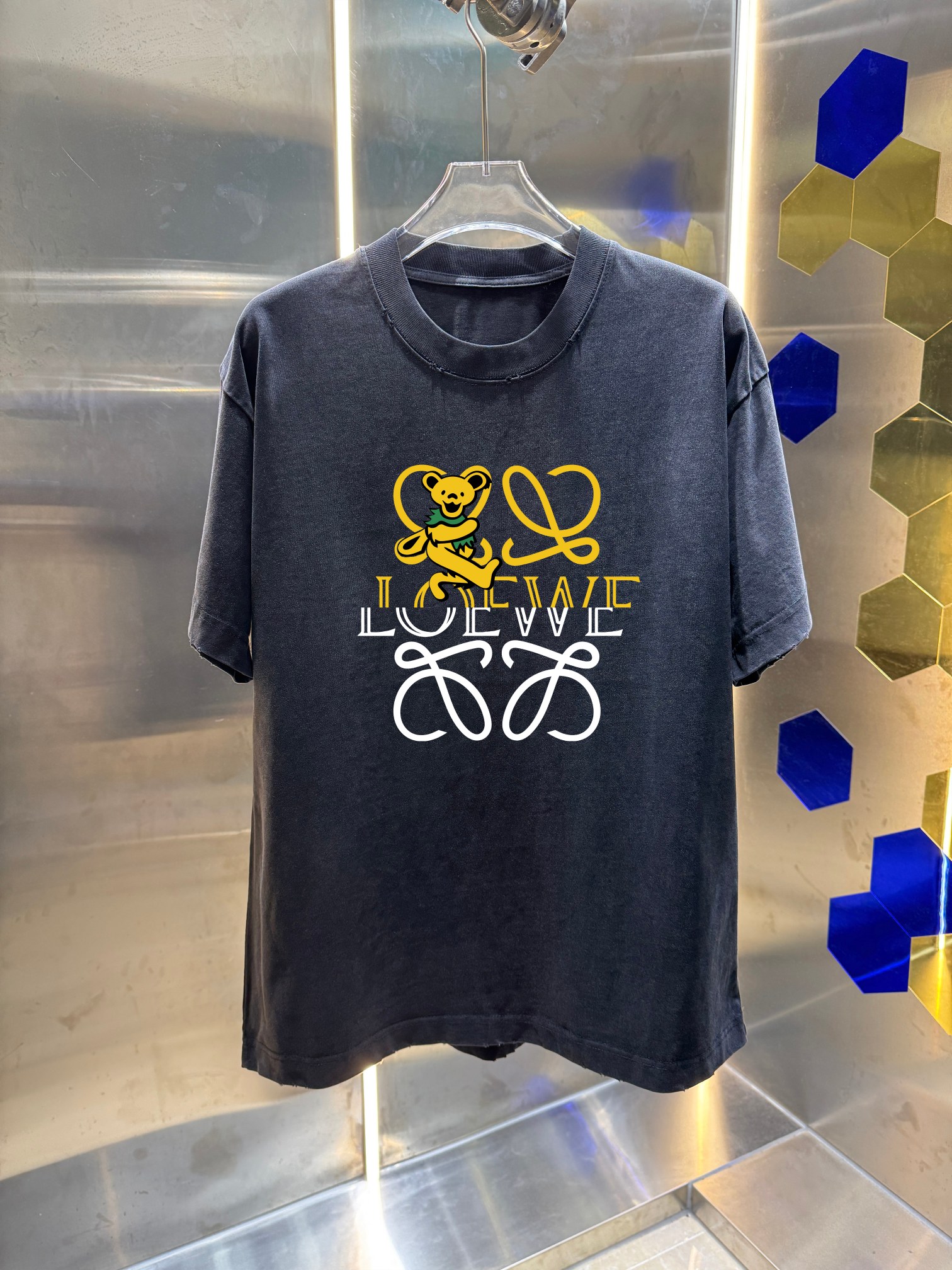 26SS春夏服 ロエベ 半袖Tシャツ トップス 男女兼着