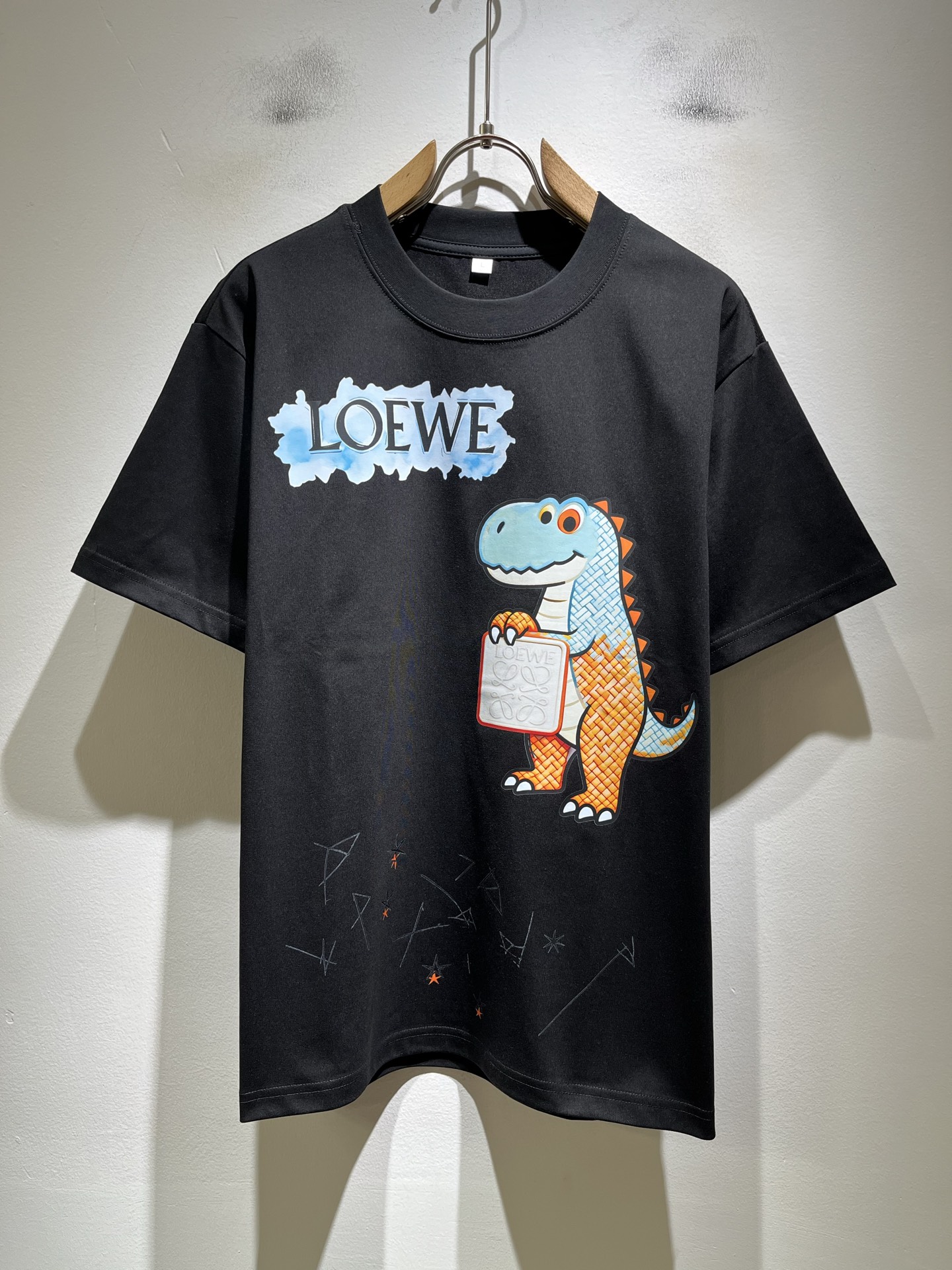 26SS春夏服 ロエベ 半袖Tシャツ トップス 恋人