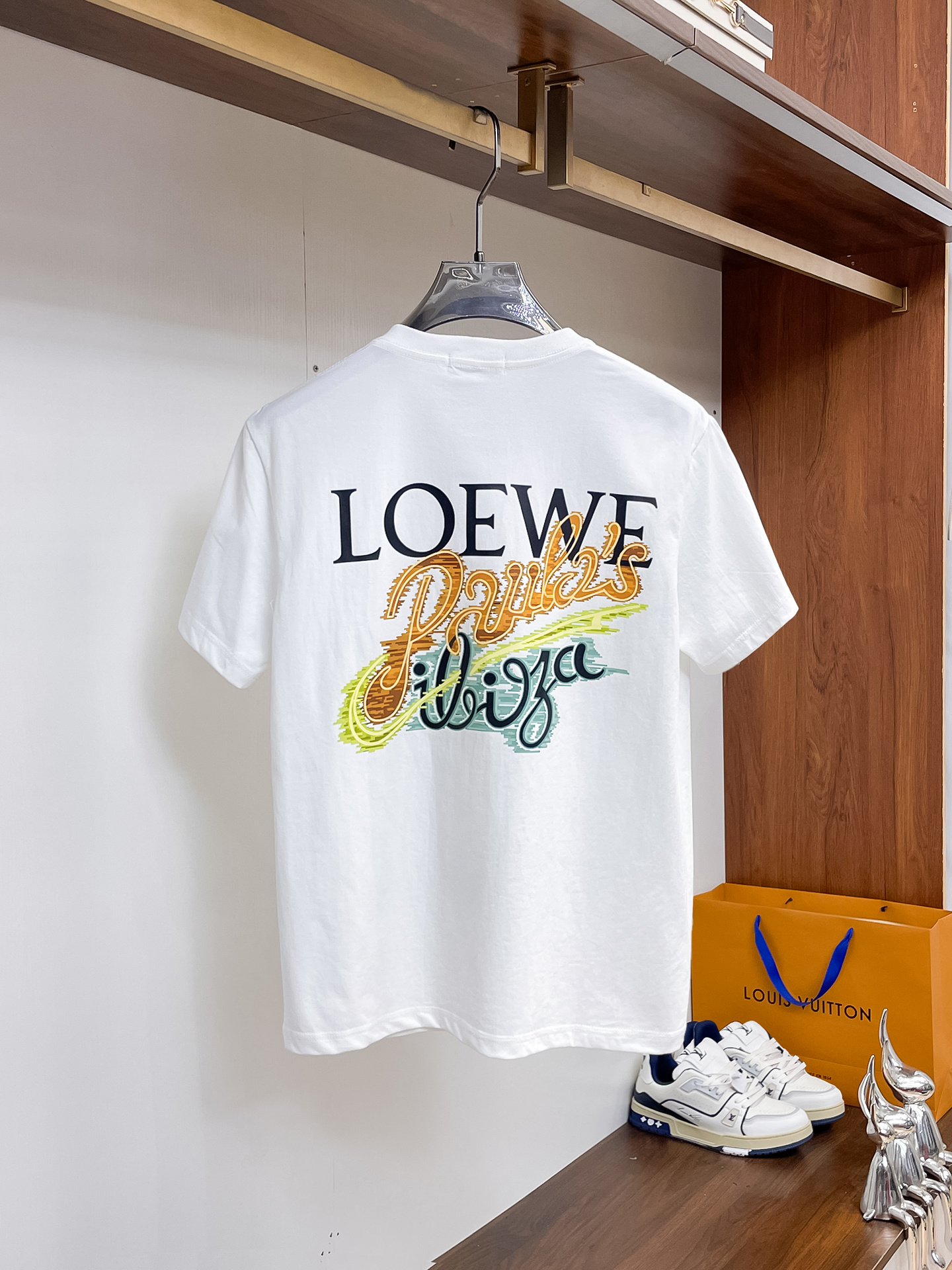 26SS春夏服 ロエベ 半袖Tシャツ トップス  メンズ