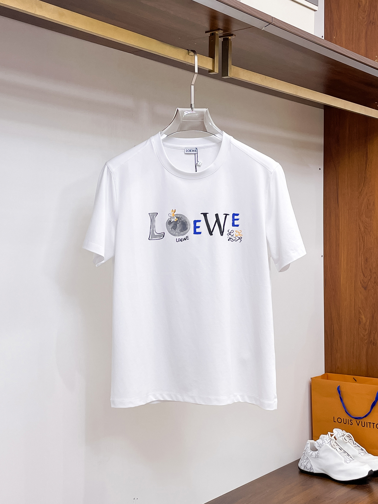 26SS春夏服 ロエベ 半袖Tシャツ トップス  メンズ