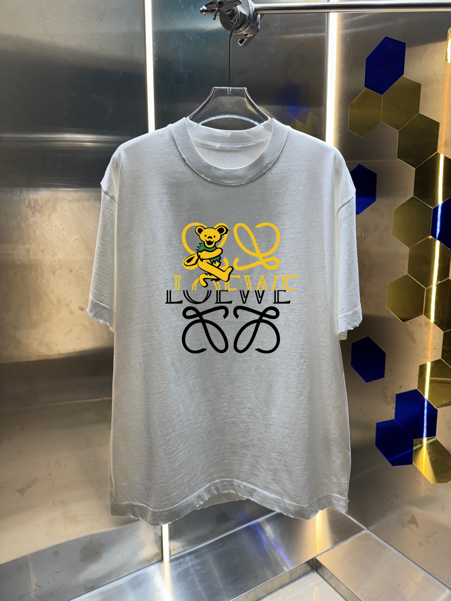 26SS春夏服 ロエベ 半袖Tシャツ トップス 男女兼着