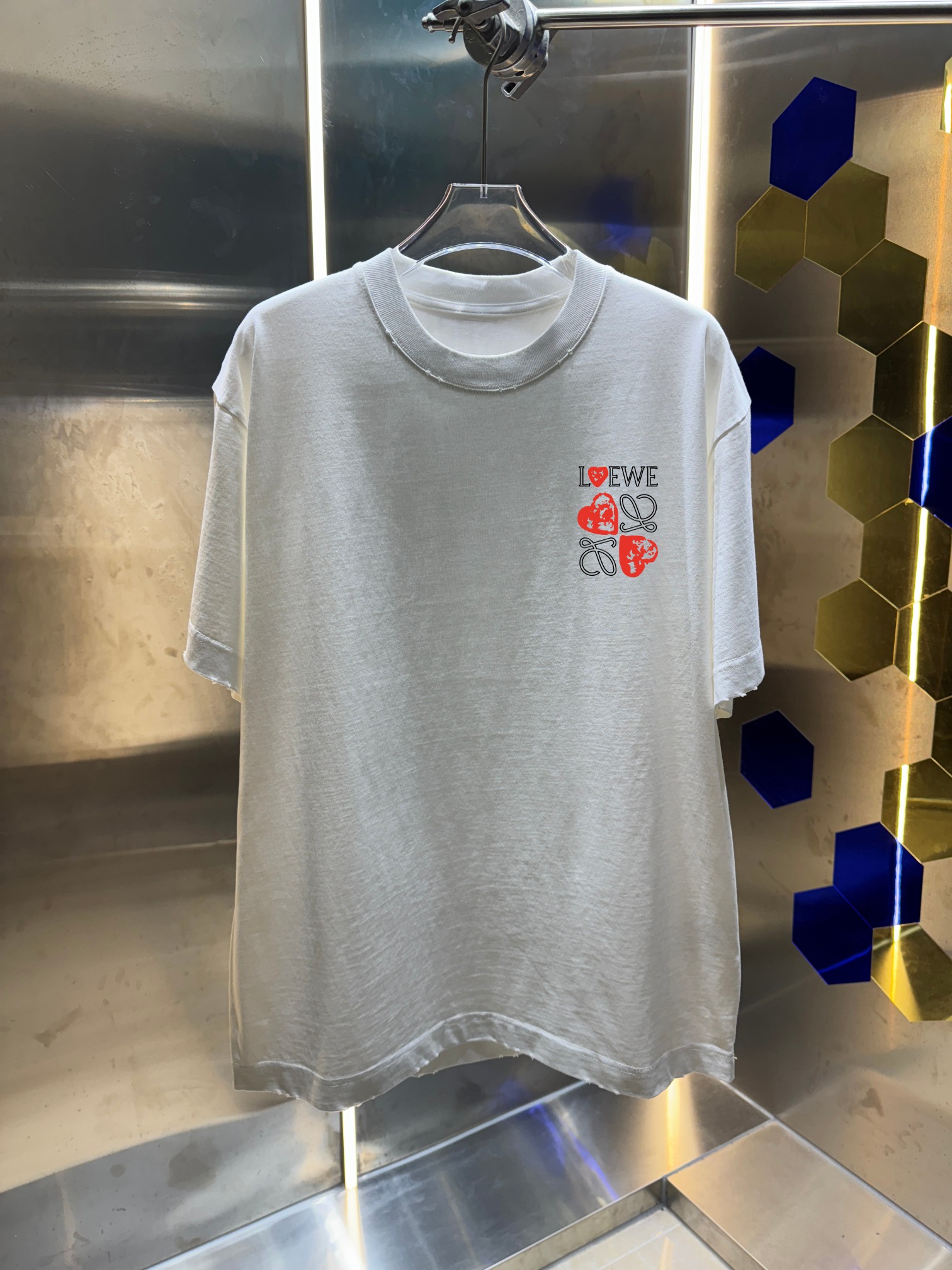 26SS春夏服 ロエベ 半袖Tシャツ トップス 男女兼着