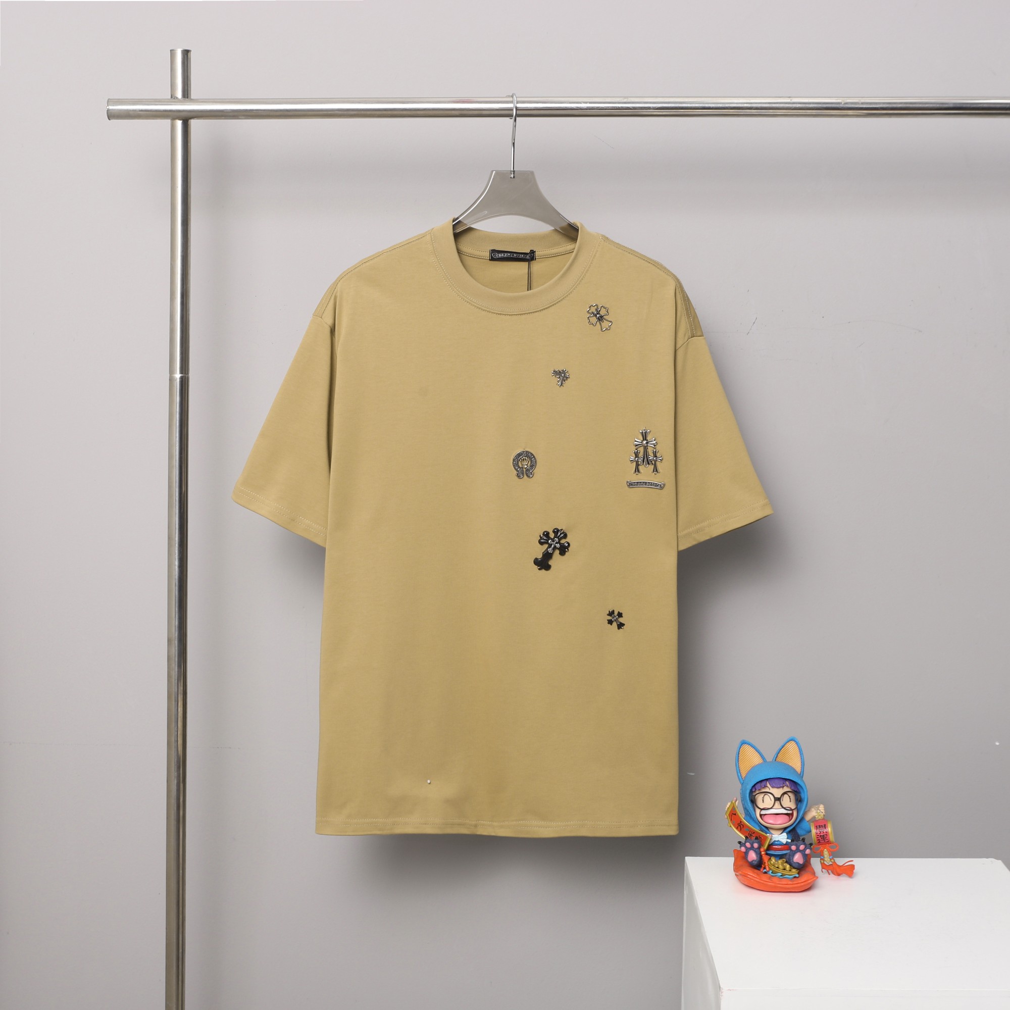 26SS春夏服 クロムハーツ 半袖Tシャツ トップス 男女兼着