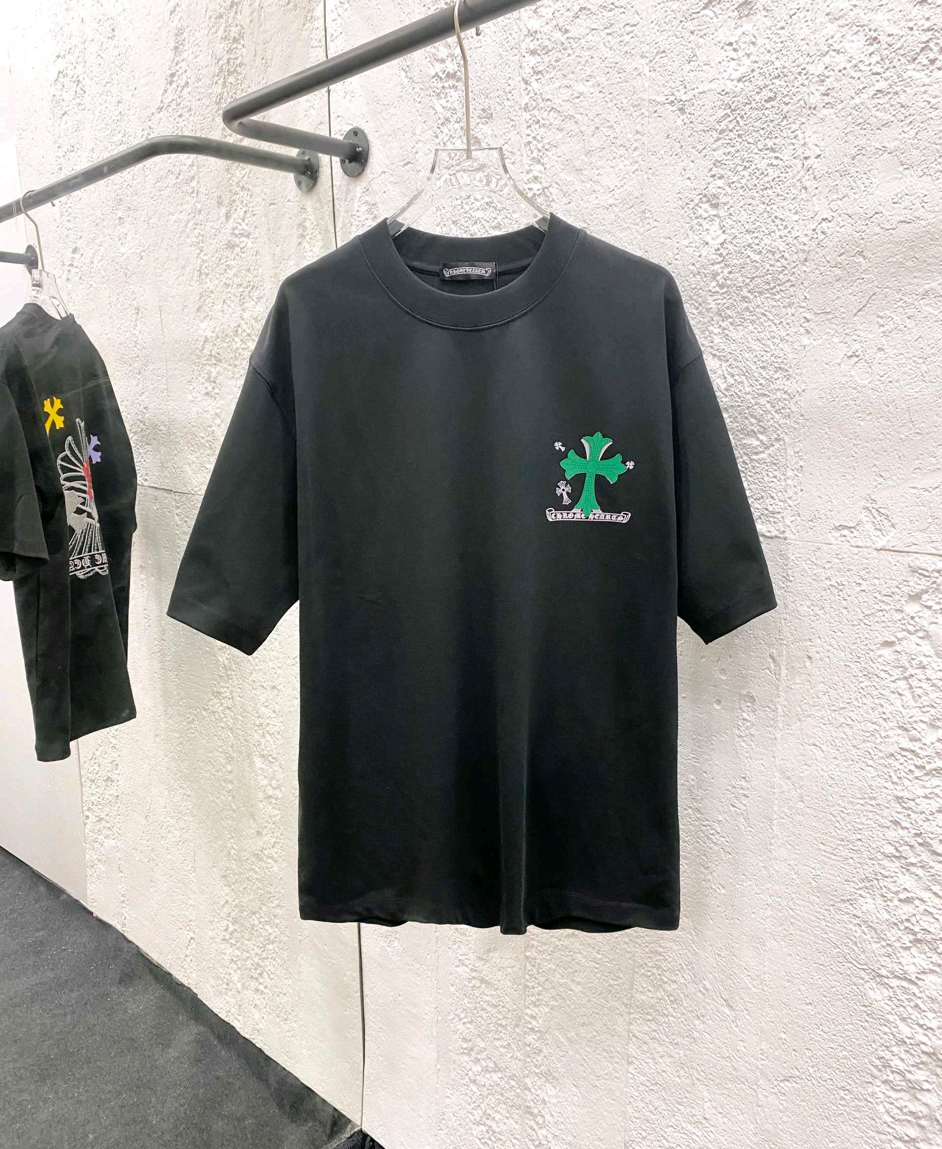 26SS春夏服 クロムハーツ 半袖Tシャツ トップス 男女兼着