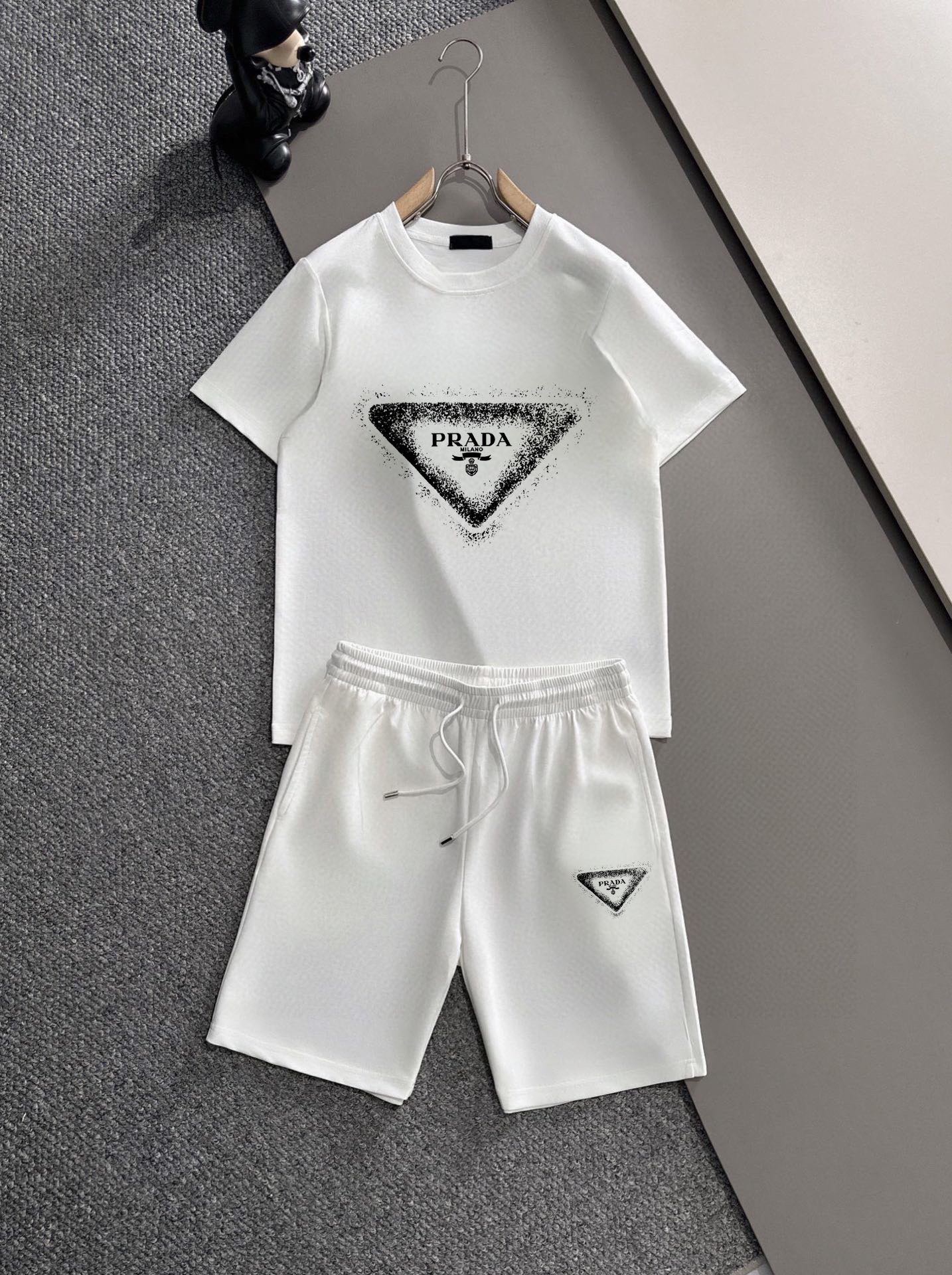 26SS春夏服 プラダ 新作通販 上下服セット セットアップ