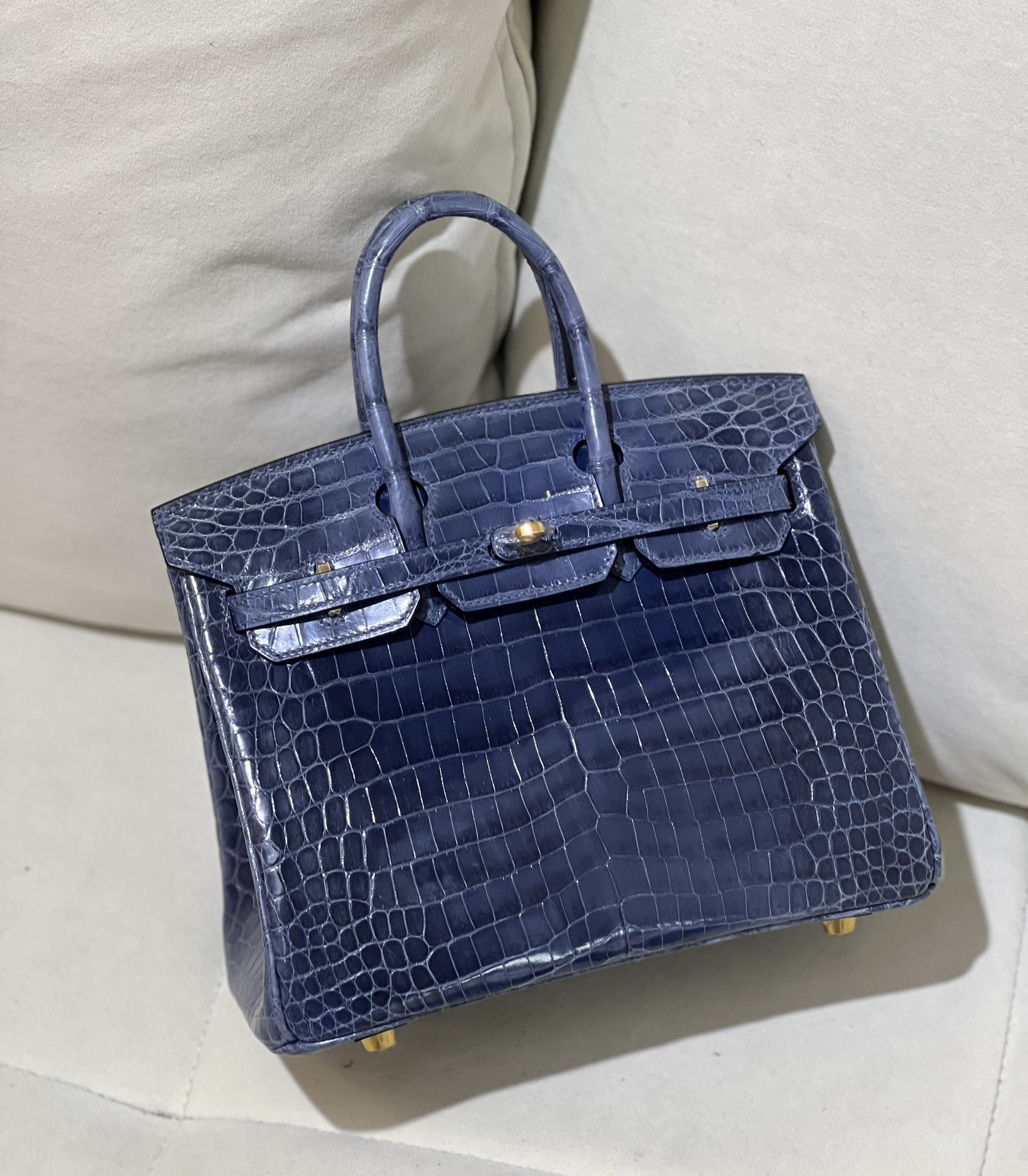 エルメス 最高品質バーキン25cm BIRKIN クロコ 全手作り wax? 個人仕様