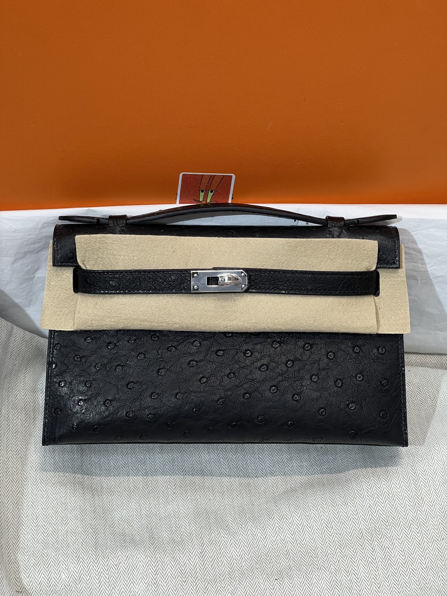 エルメス 最高品質 Kelly ケリー22 オーストリッチ 全手作り wax 2Way バッグ?
