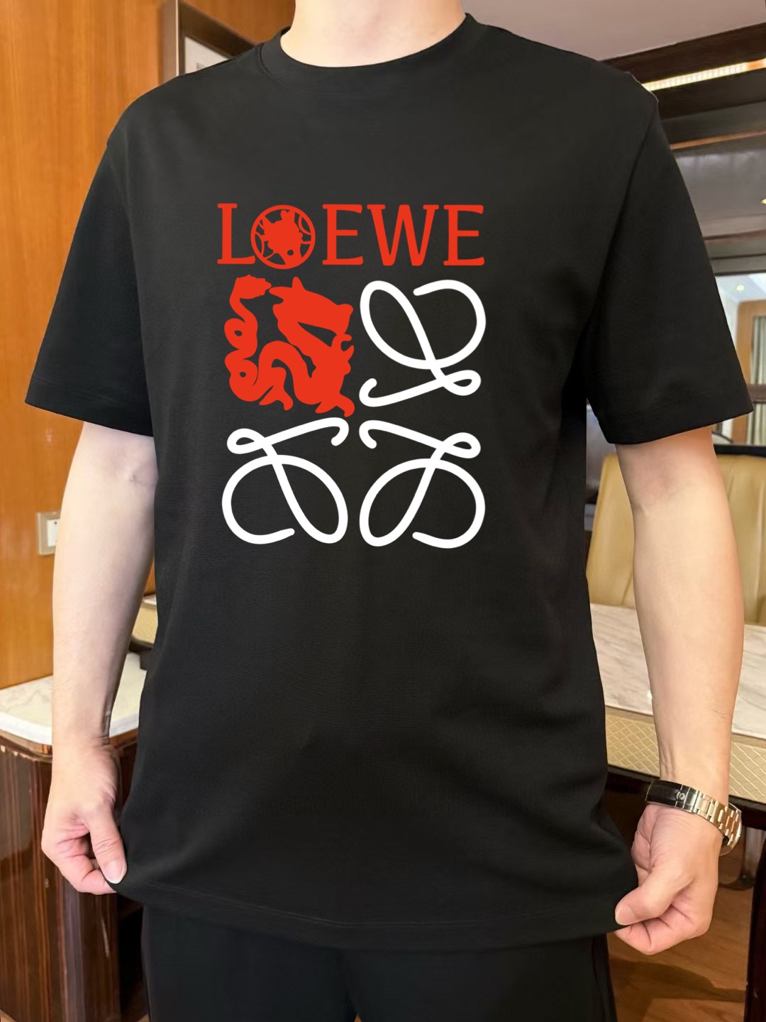 人気商品ロエベ 春夏 半袖Ｔシャツ トップス メンズ