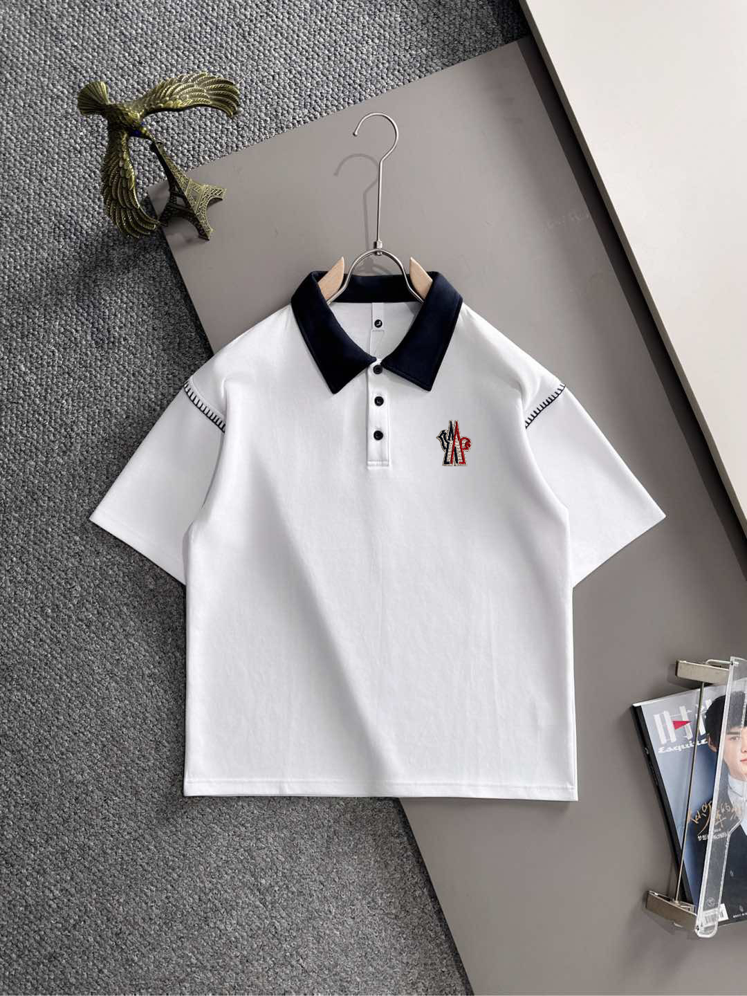 モンクレール 2026SS春夏 半袖Ｔシャツ トップス 男性