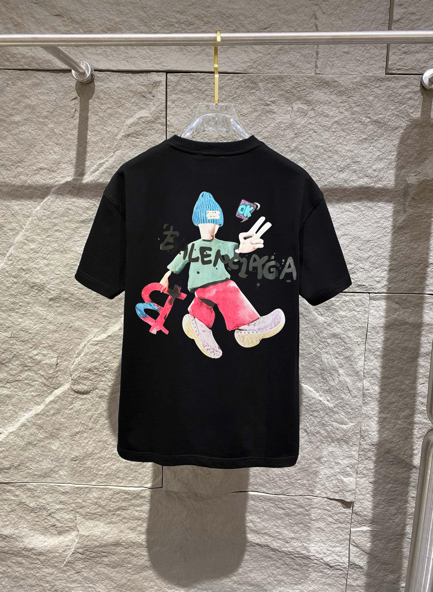 春夏服 バレンシアガ 半袖Tシャツ トップス ユニセックス