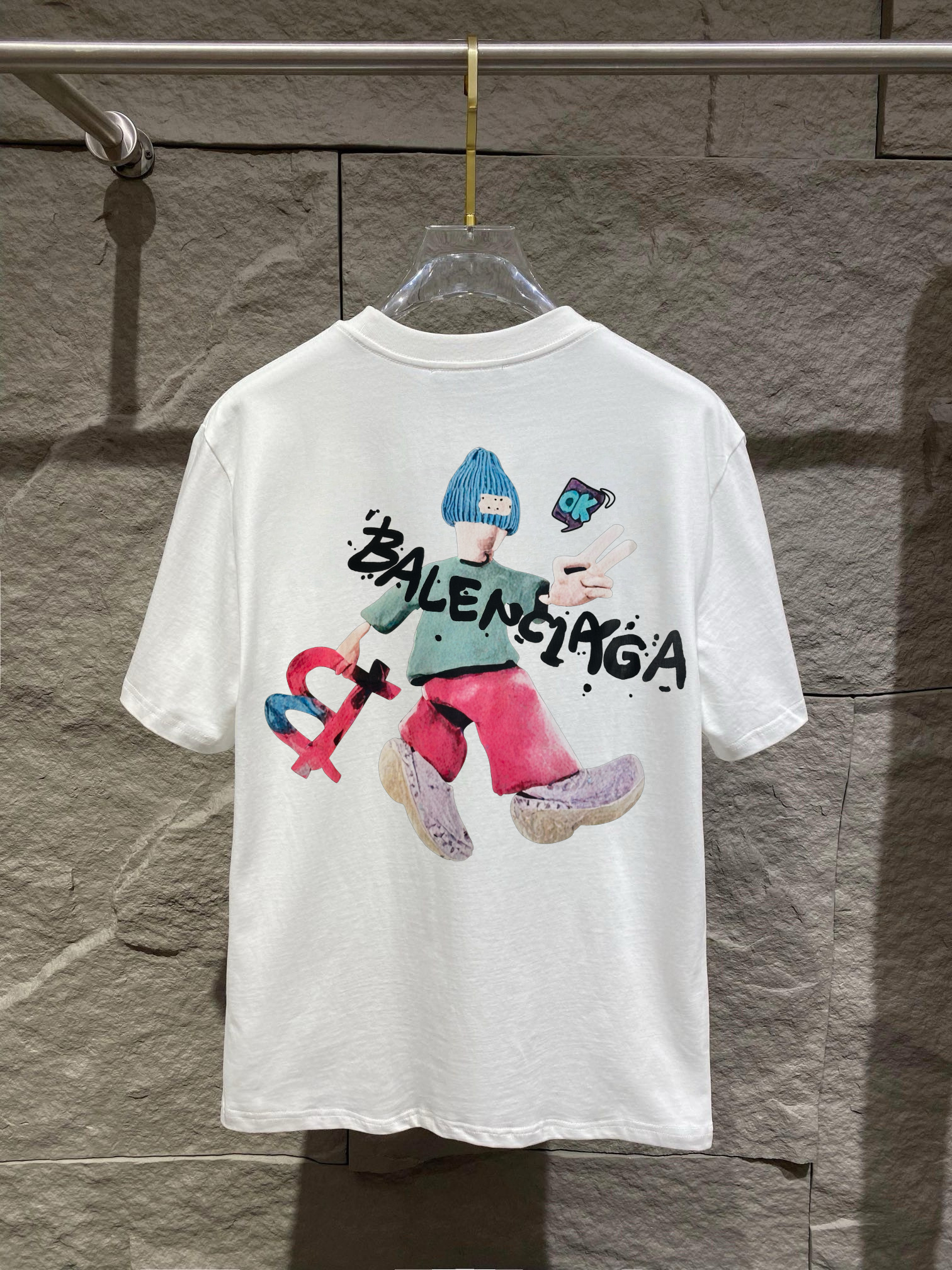 春夏服 バレンシアガ 半袖Tシャツ トップス ユニセックス