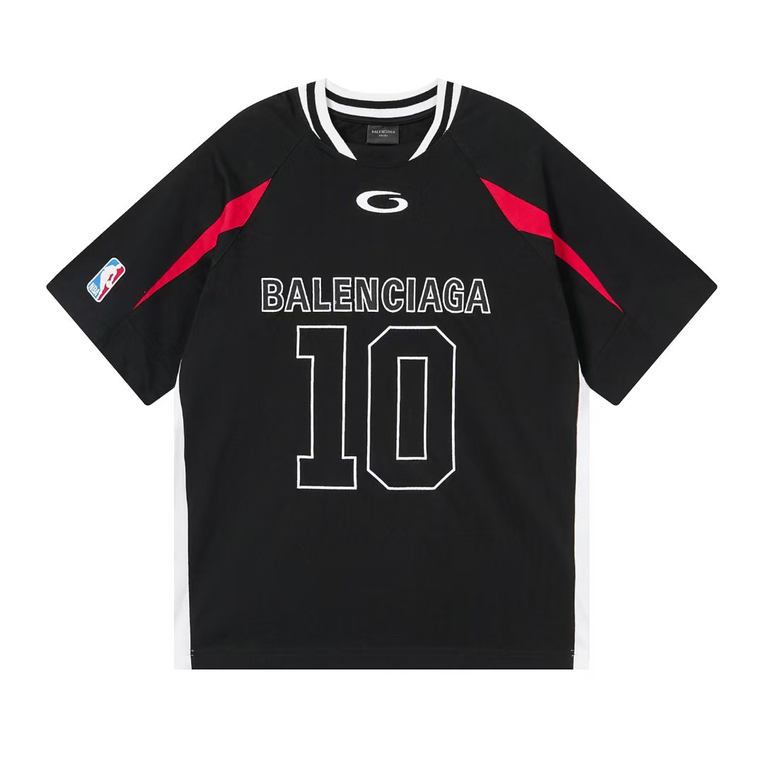 26SS春夏服 バレンシアガ&NBA ユニフォーム/半袖Tシャツ  メンズ