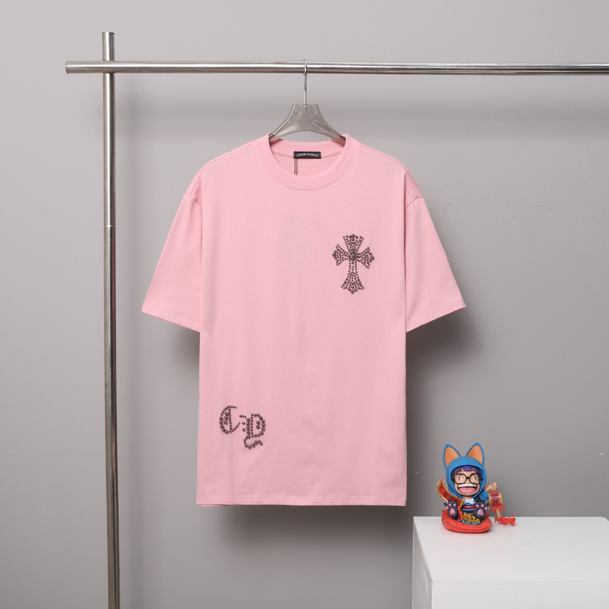 26SS春夏服 クロムハーツ 半袖Tシャツ トップス 男女兼着