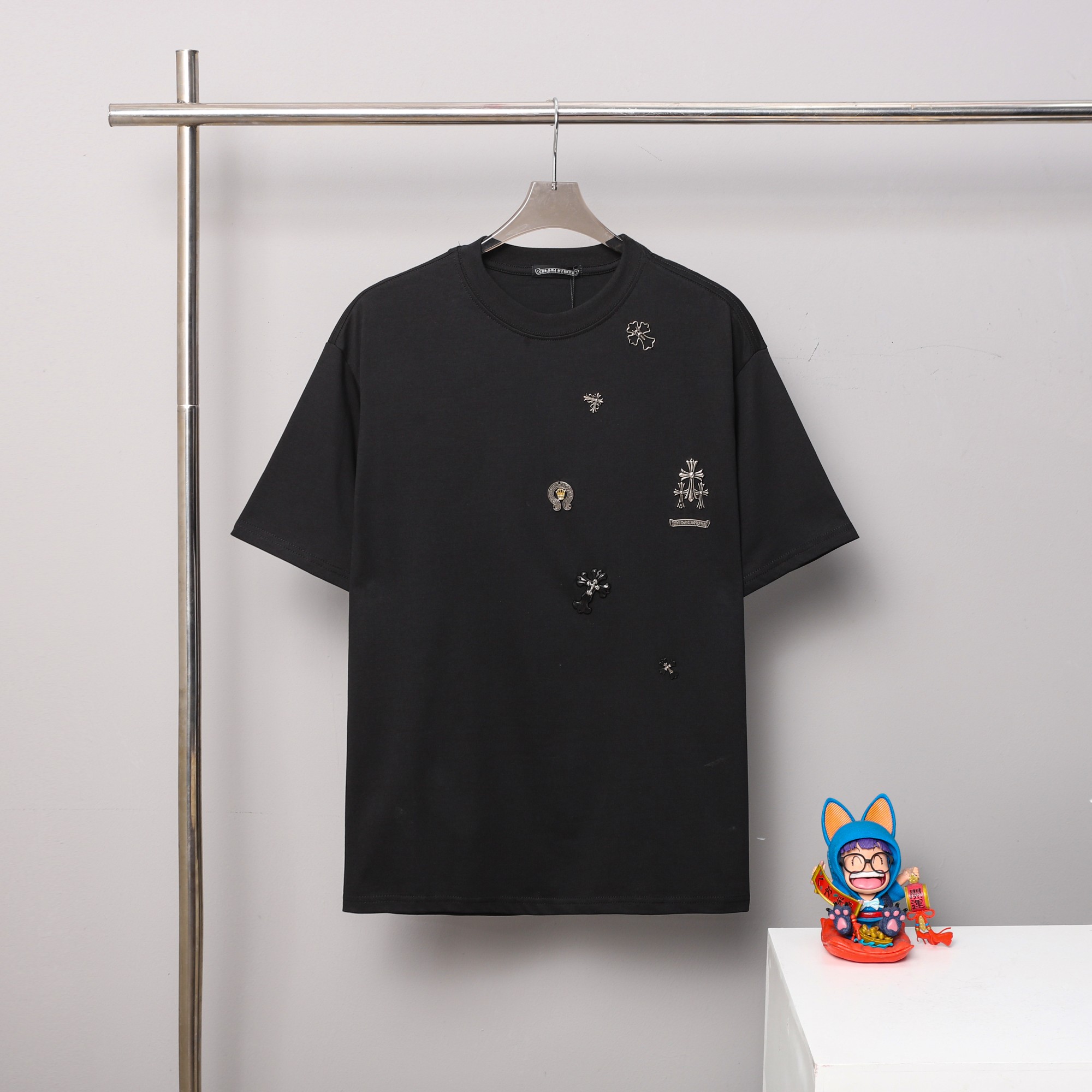 26SS春夏服 クロムハーツ 半袖Tシャツ トップス 男女兼着
