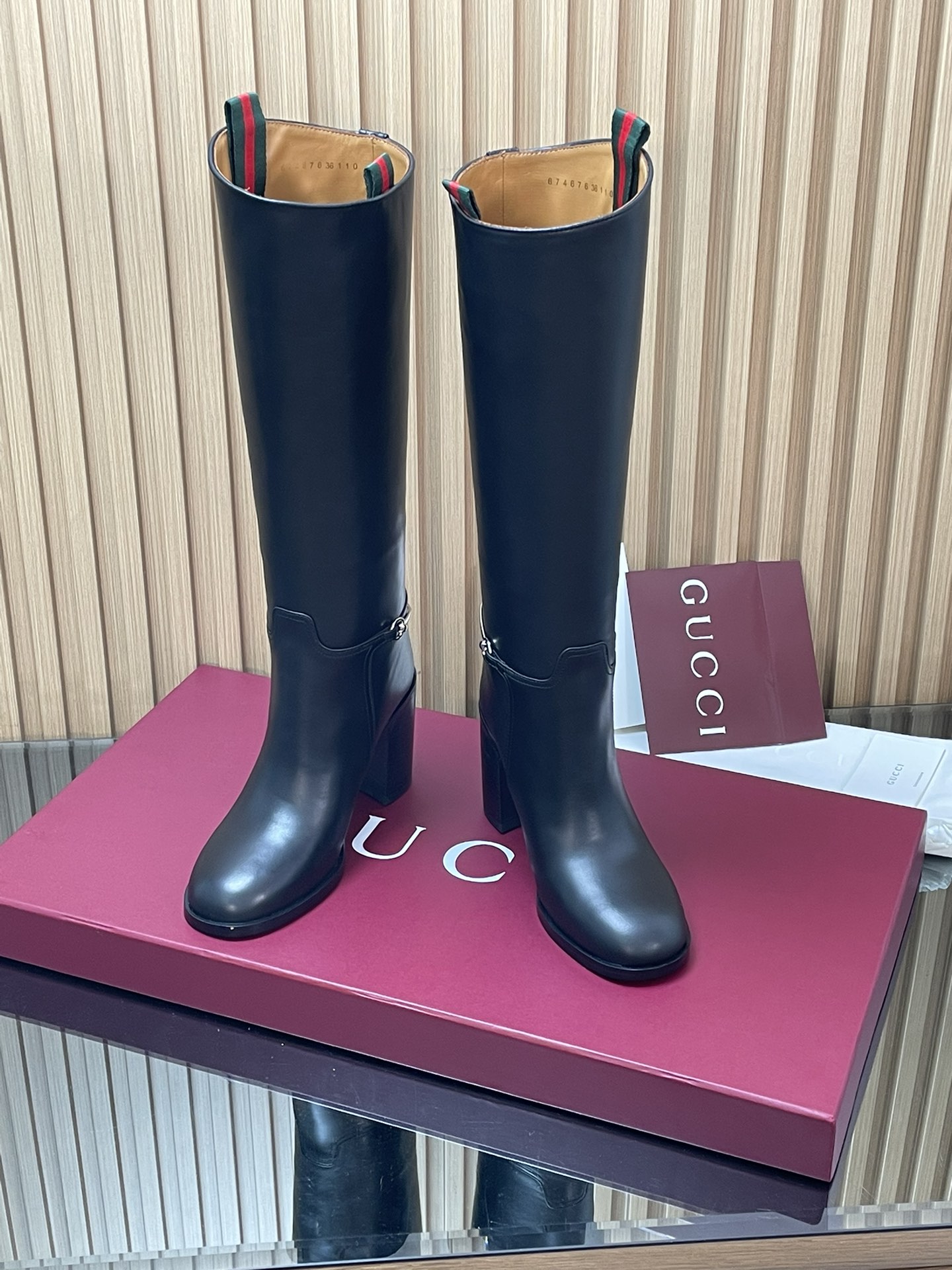 新しいデザイン 靴 グッチ ロングブーツ ブーツ レディース