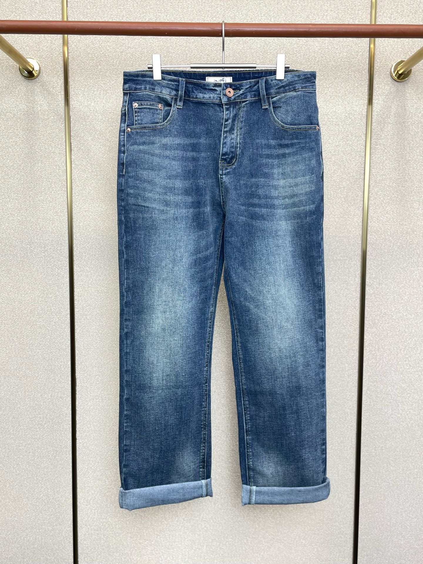 秋冬コーデ 25SSパンツ エルメス デニム ジーンズ