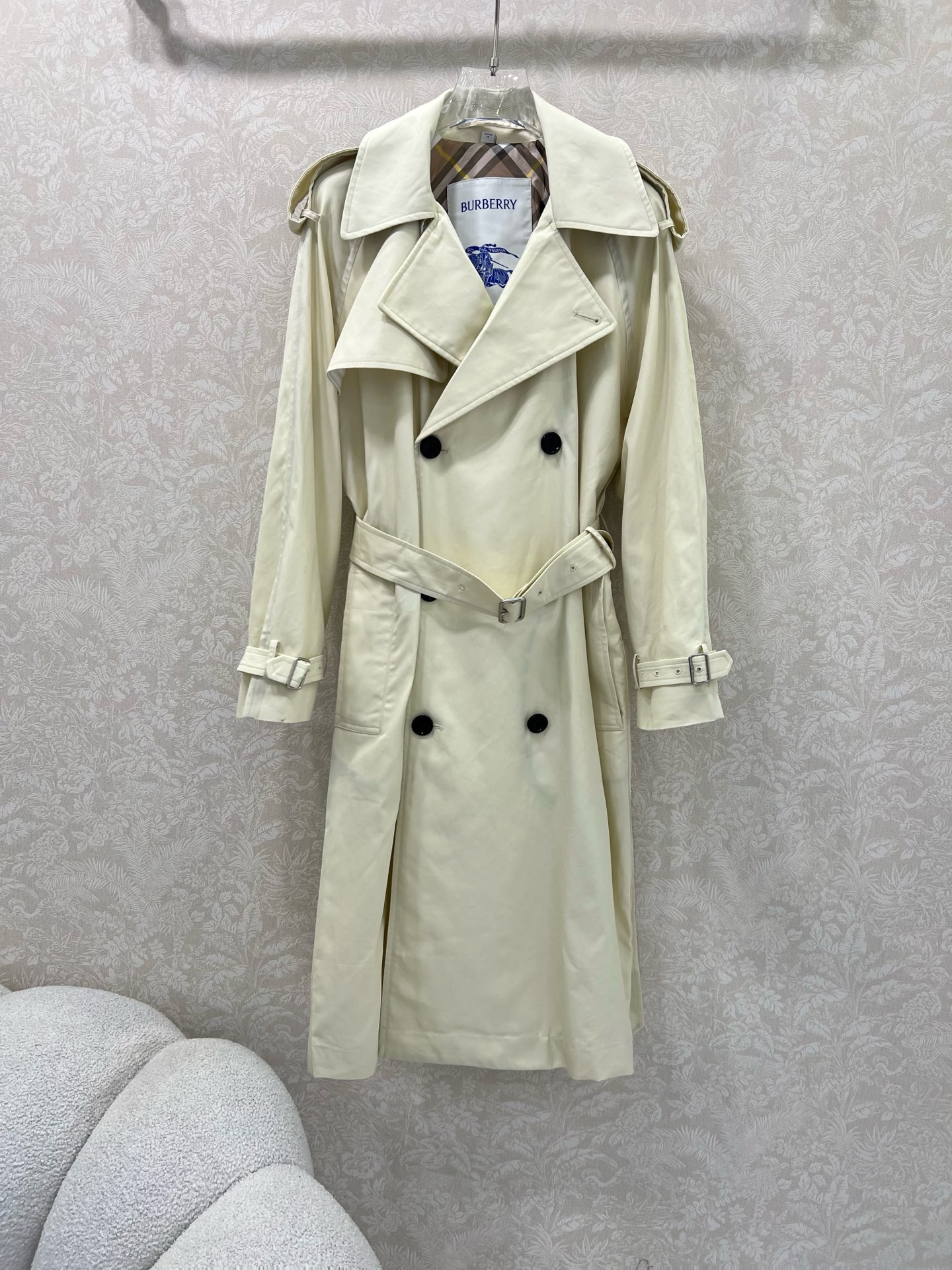 秋冬新品 女性バーバリー ロングジャケット