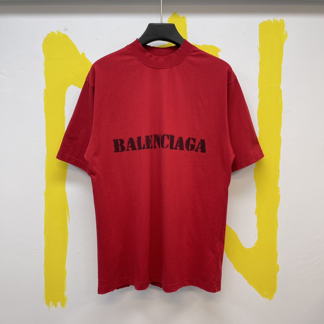 25秋冬新品バレンシアガ 半袖Tシャツ トップス