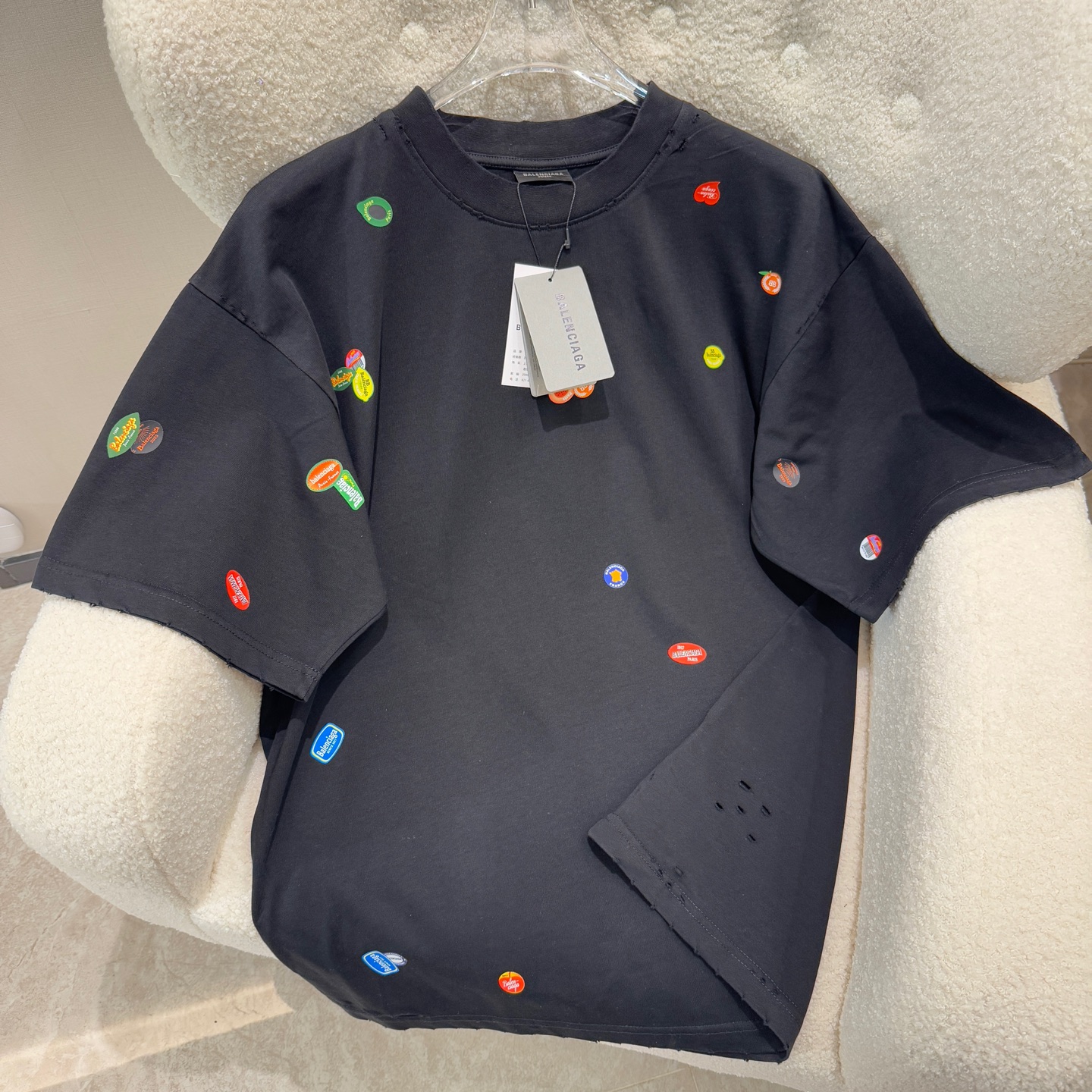 25秋冬新品バレンシアガ 半袖Tシャツ トップス