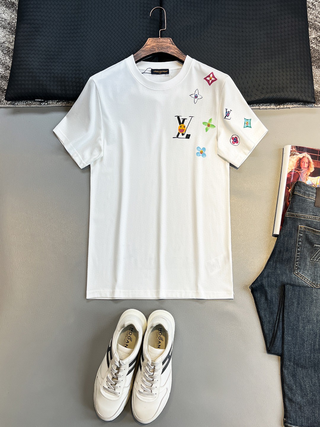 新品ルイヴィトン 半袖 Tシャツ トップス夏服  メンズ