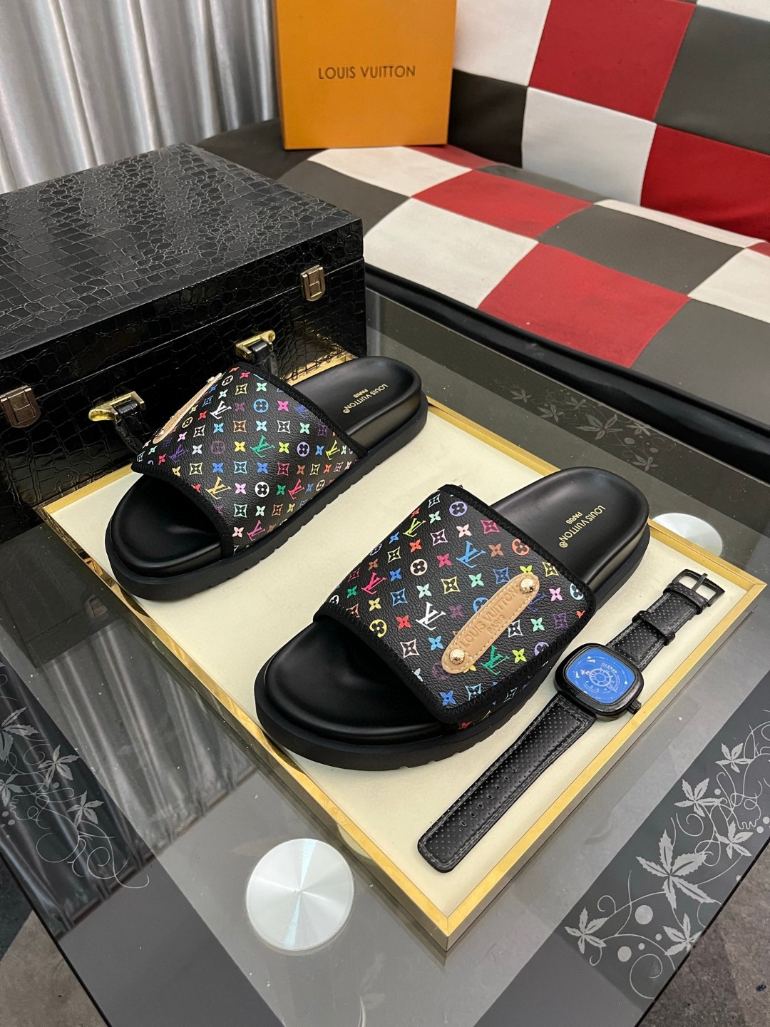 ルイヴィトン サンダル ミュール  メンズ