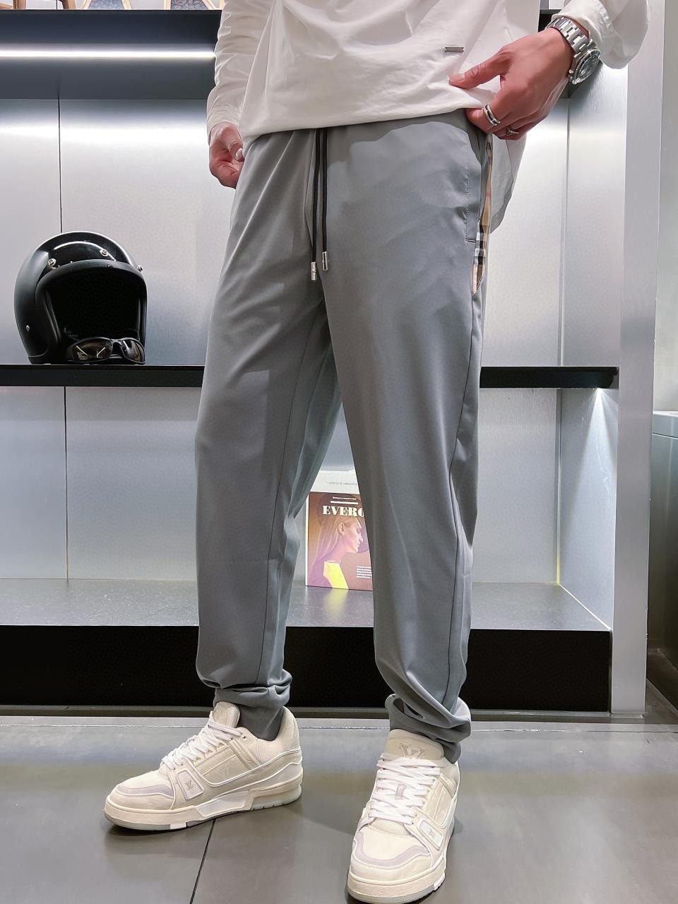 25SS服 バーバリー ズボン カジュアルパンツ  メンズ