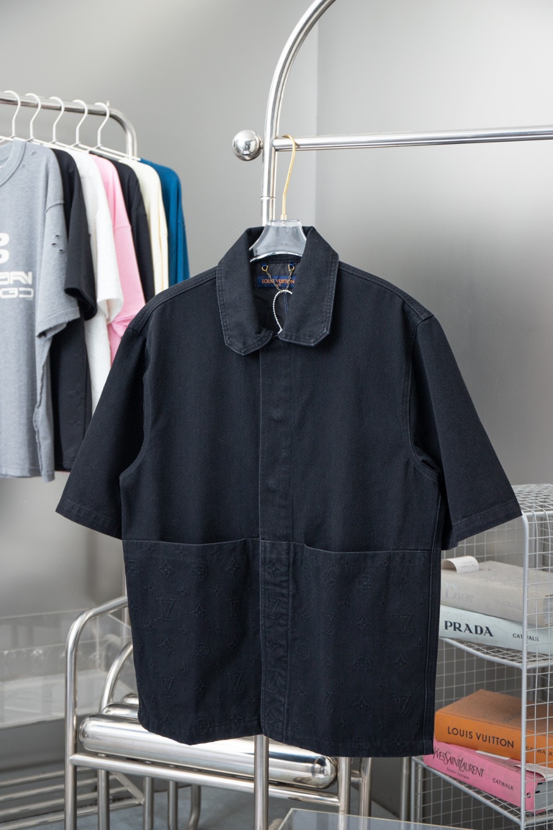 25SS服 ルイヴィトン ワイシャツ トップス 恋人着