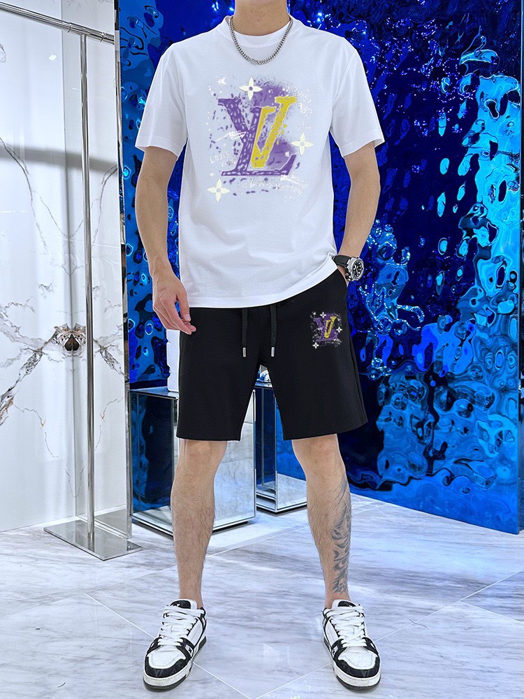 25SS服 ルイヴィトン 上下服 セットアップ  メンズ