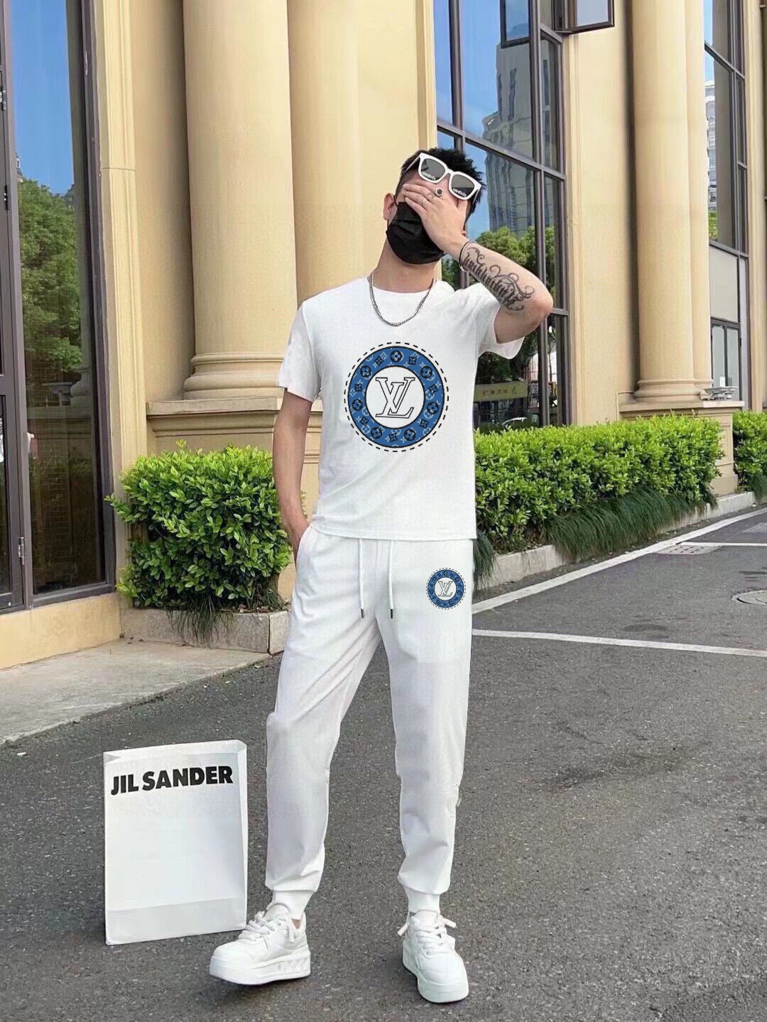 25SS服 ルイヴィトン 上下服 セットアップ  メンズ
