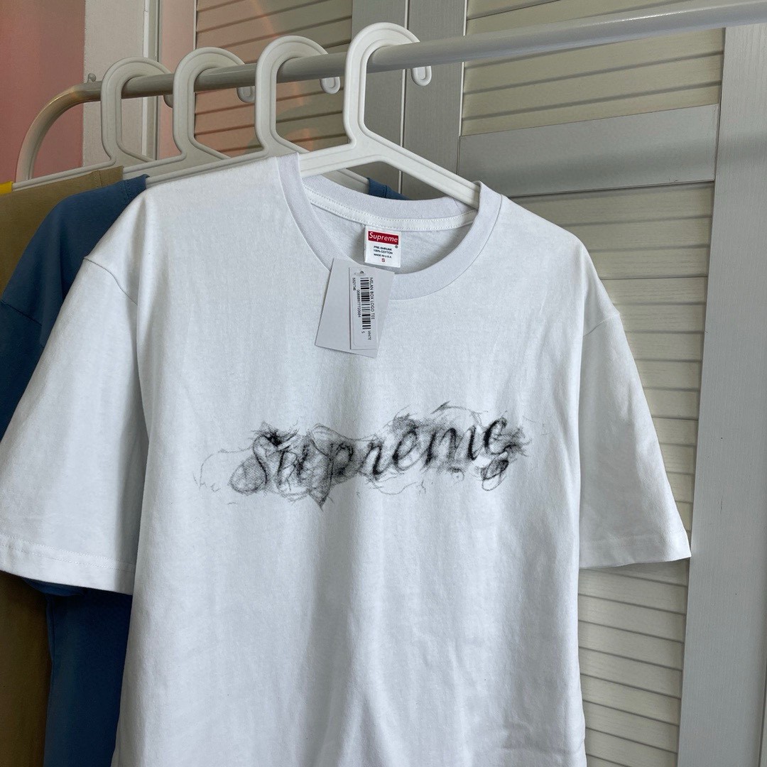 25SS服 Supreme x Smoke Tee半袖Tシャツ トップス