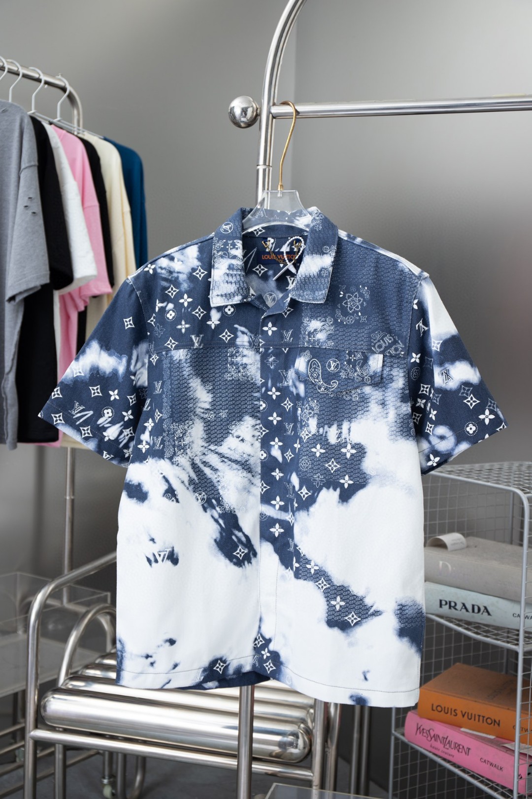 25SS服 ルイヴィトン ワイシャツ トップス 恋人着