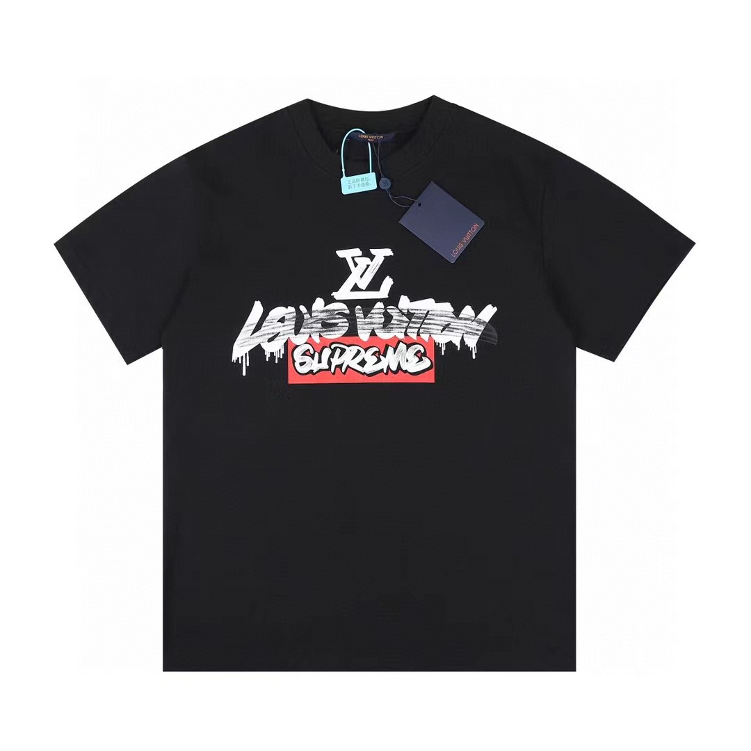 25SS服 Supreme x ルイヴィトン 半袖Tシャツ トップス