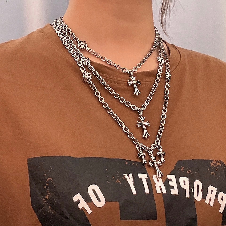 クロムハーツ 100% 925 シルバー 正規品品質 ネックレス 恋人