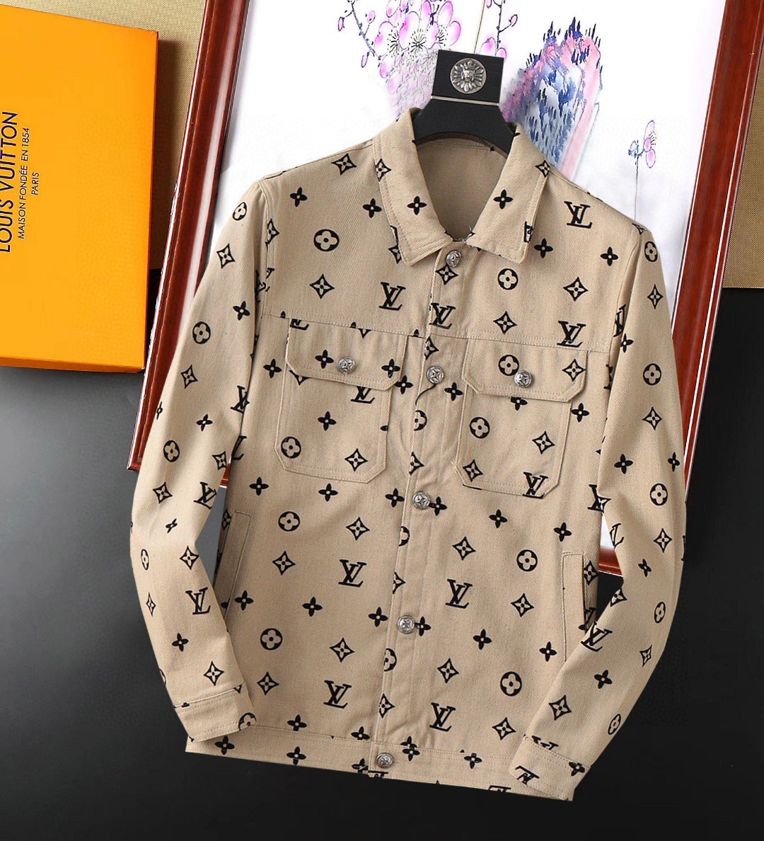 秋冬服 2024新作 ルイヴィトン ジャケット トレンチコート  メンズ