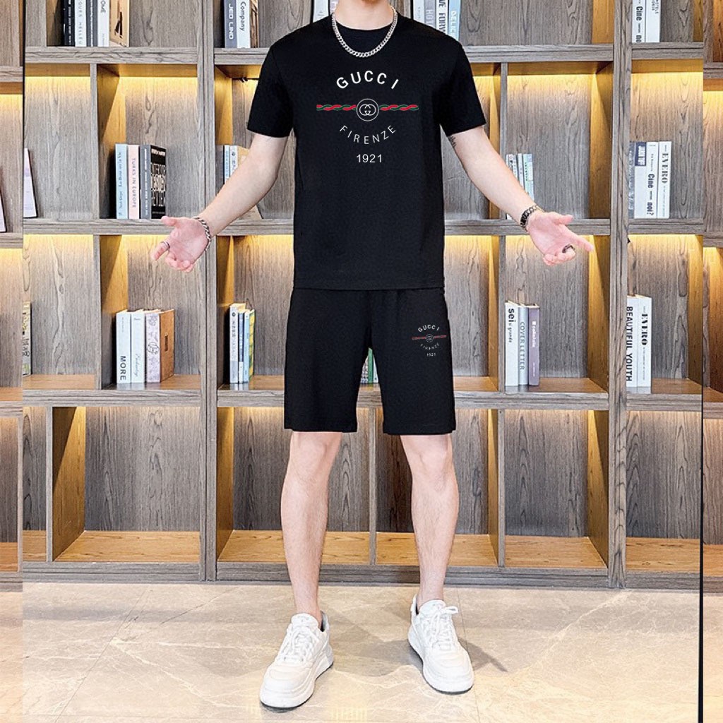 24SS夏/秋 グッチ ウェットセットアップ 上下服