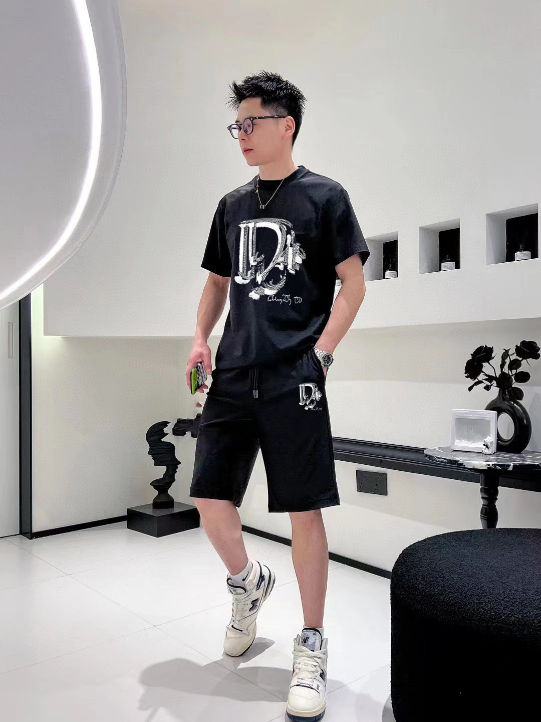 24SS? クリスチャンディオール スウェットセットアップ 上下服