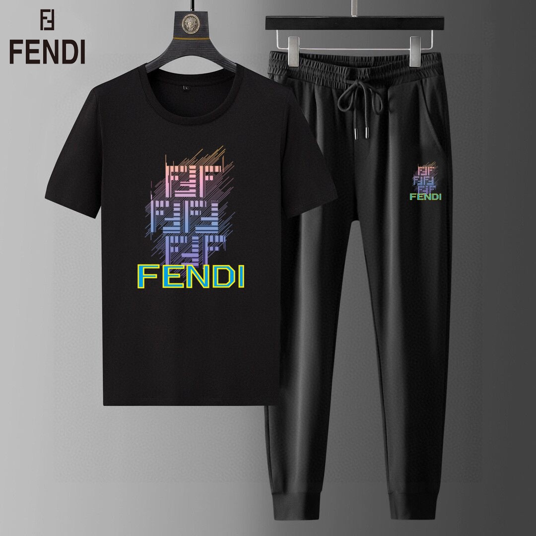 24SS フェンディスウェットセットアップ 上下服